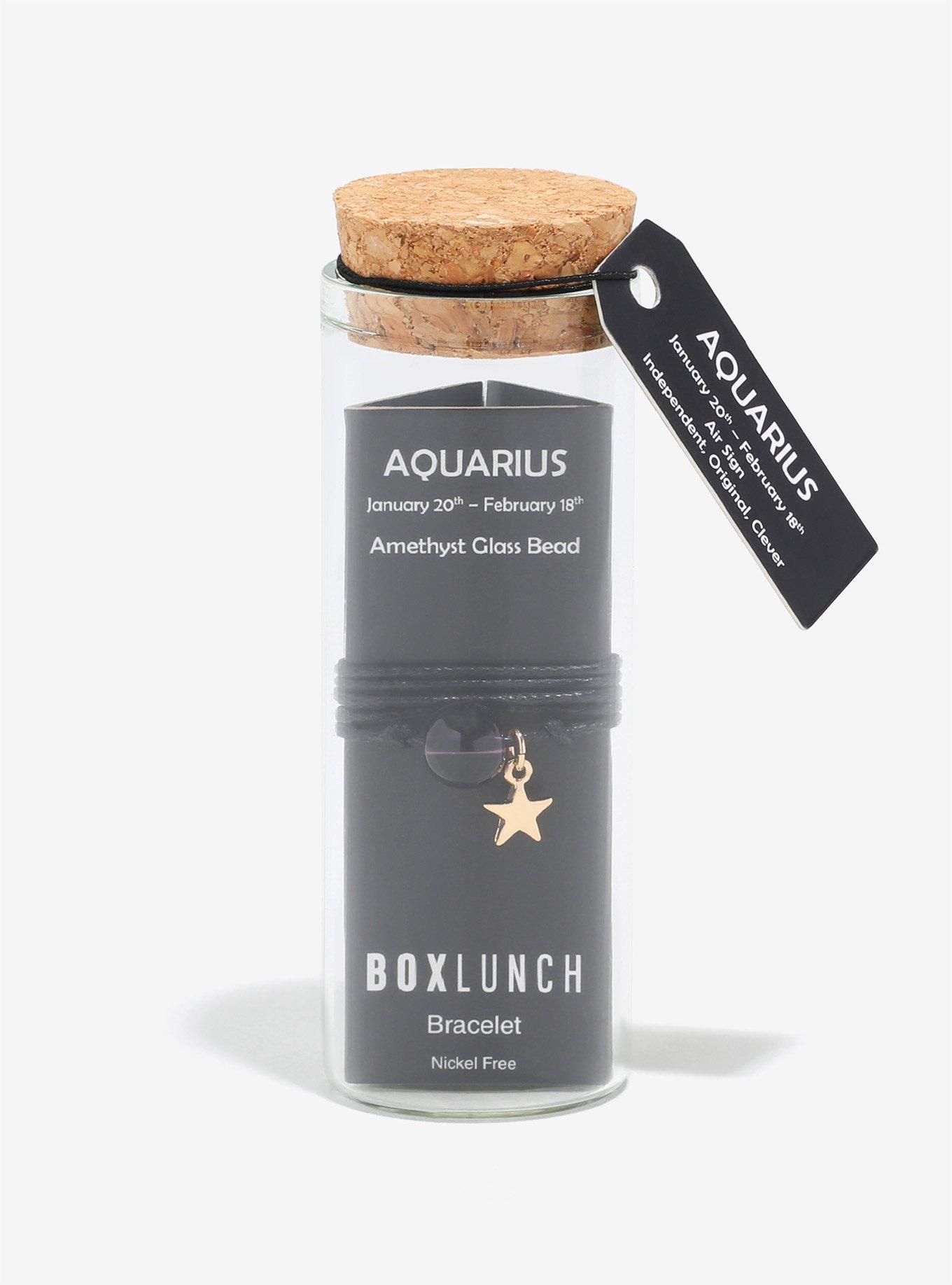 Aquarius Amethyst Birthstone Wrap Bracelet, , alternate