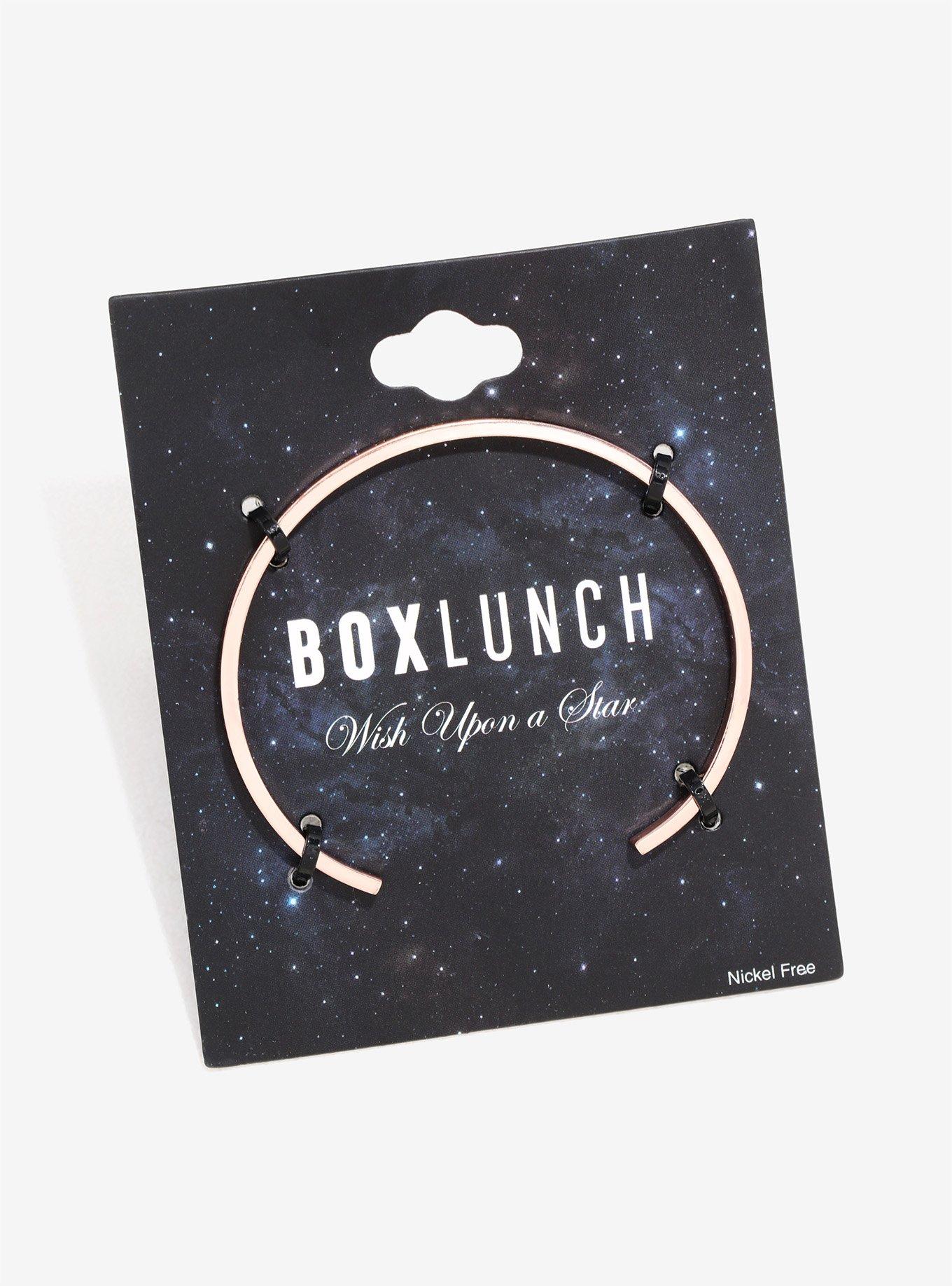 Star Print Rose Gold Adjustable Cuff, , alternate