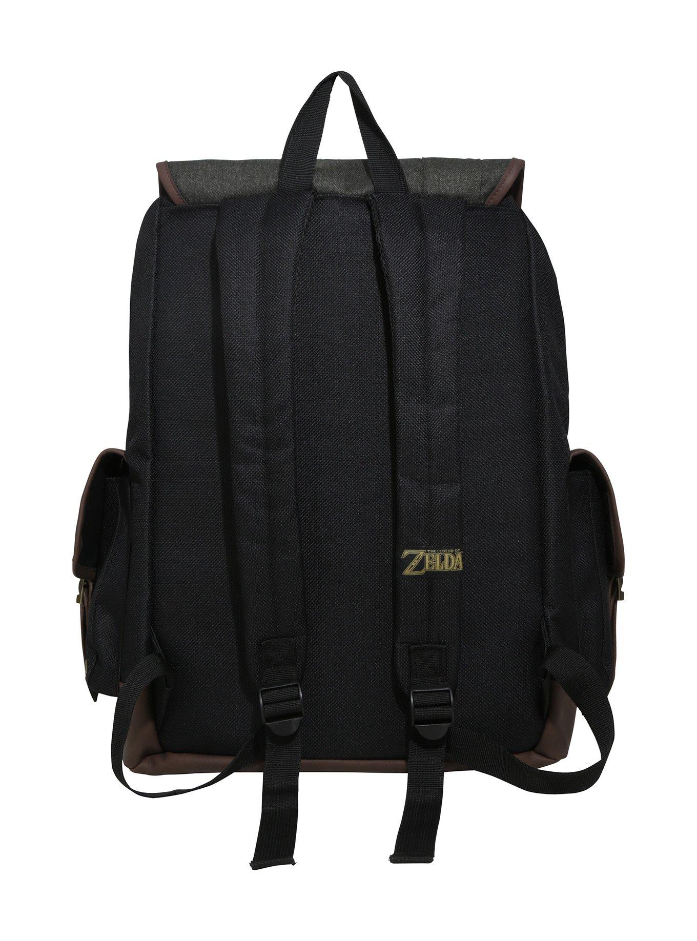 The Legend Of Zelda Triforce Buckle Drawstring Backpack, , alternate