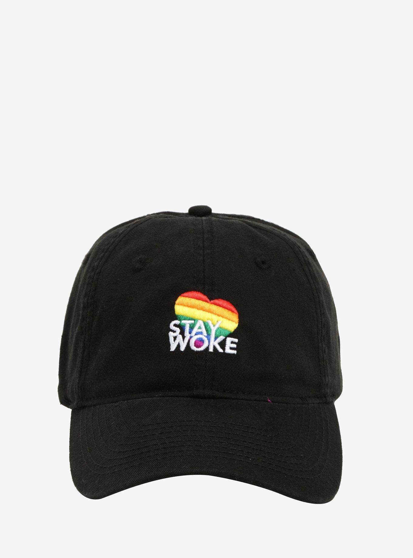 Drag Queen Merch Stay Woke Dad Cap, , alternate