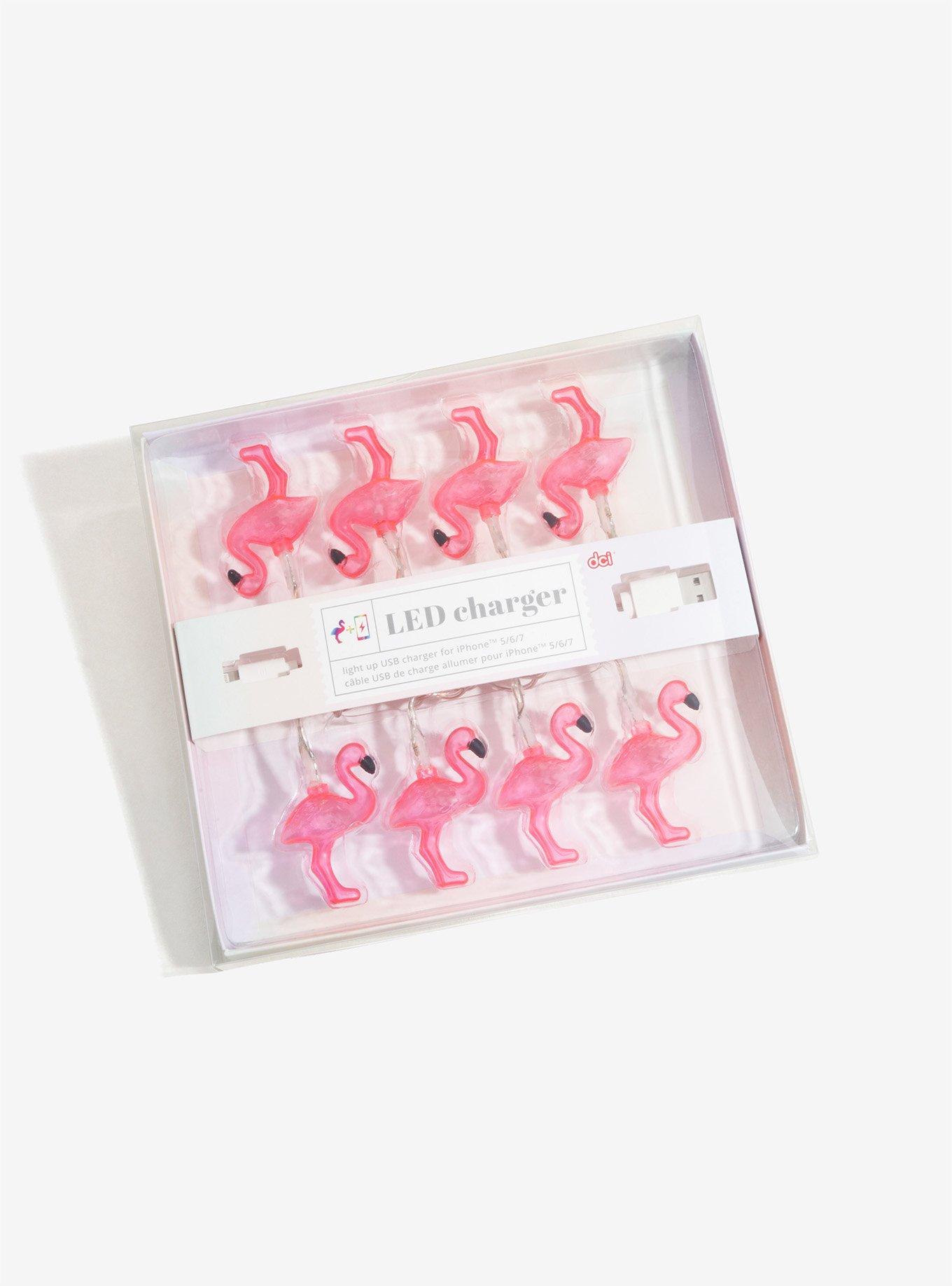 Flamingo LED Light iPhone Charger, , alternate