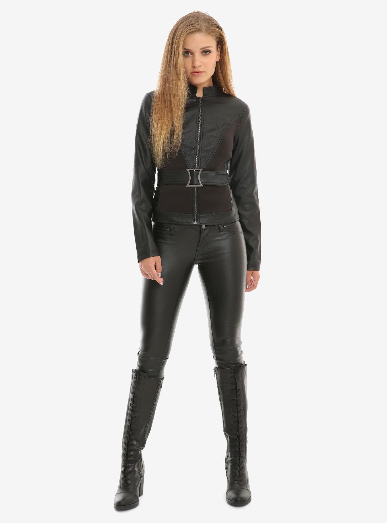 Marvel Black Widow Belted Jacket, , alternate