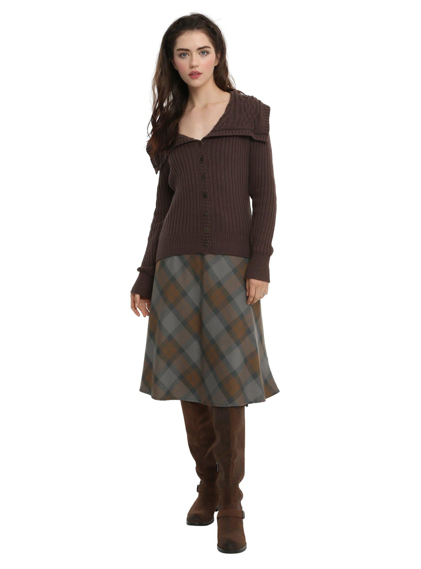 Outlander Foldover Cardigan, , alternate