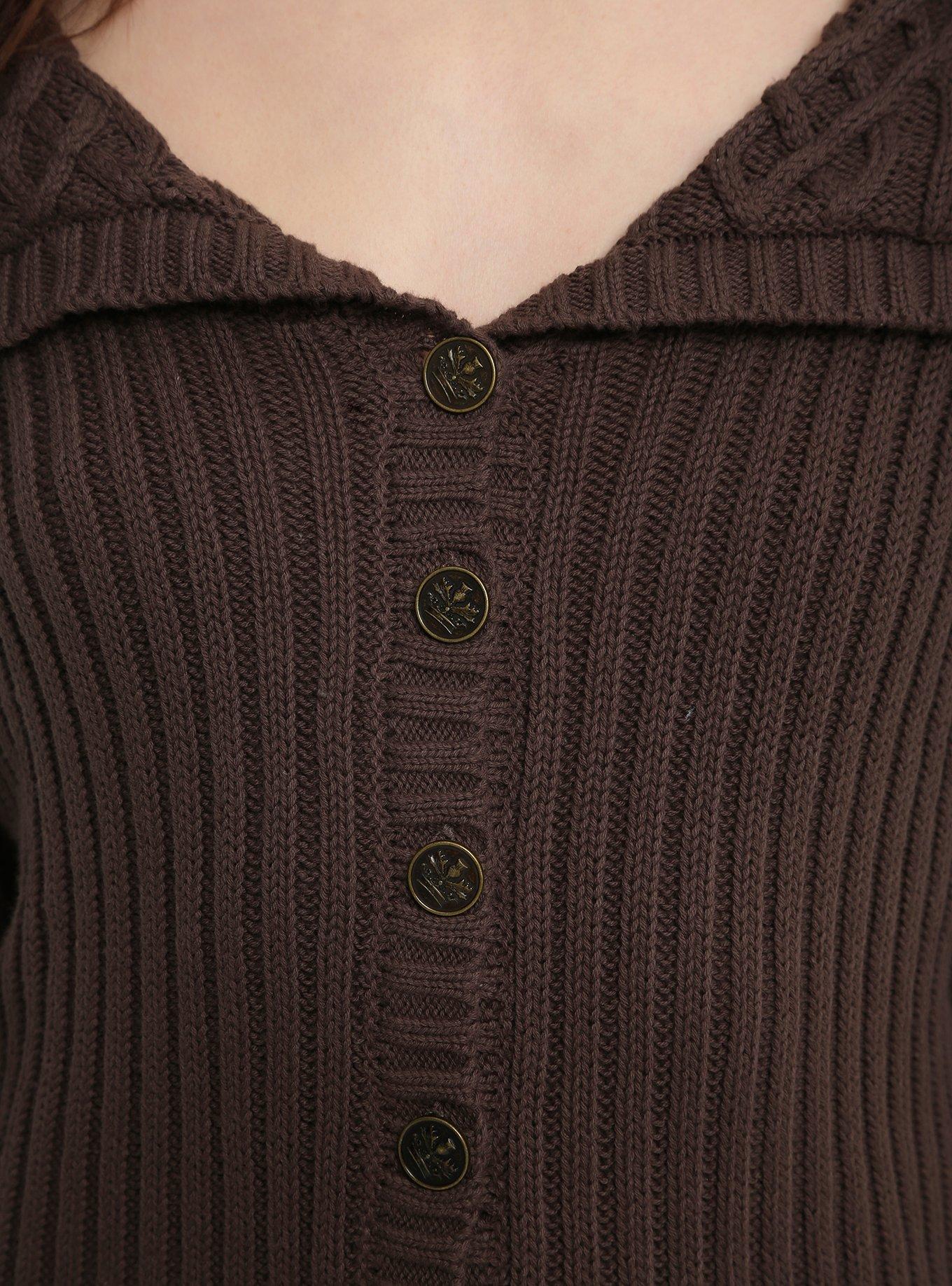 Outlander Foldover Cardigan, , alternate