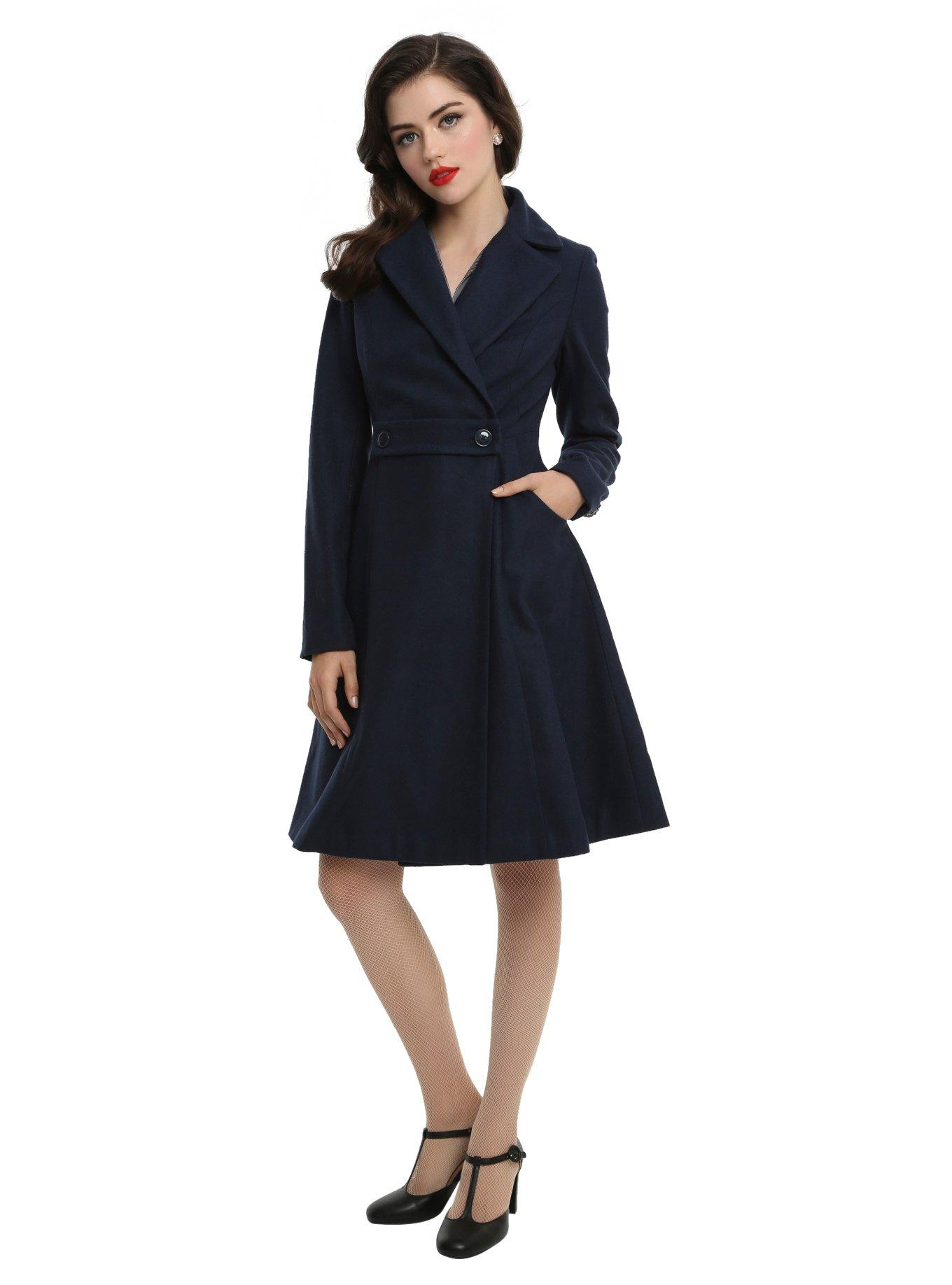 Outlander 1940's Claire Coat, , alternate