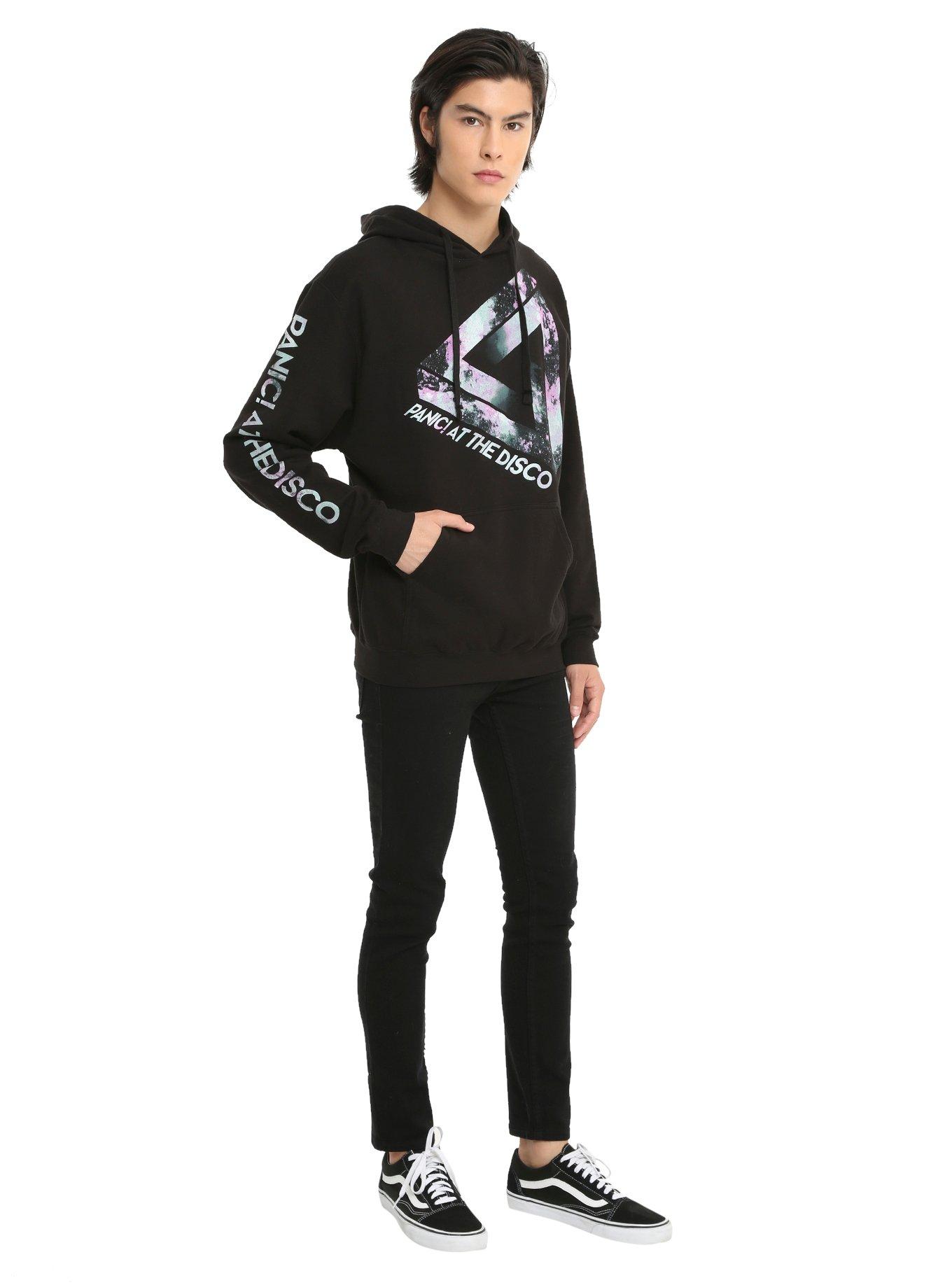 Panic! At The Disco Triangle Galaxy Hoodie, , alternate