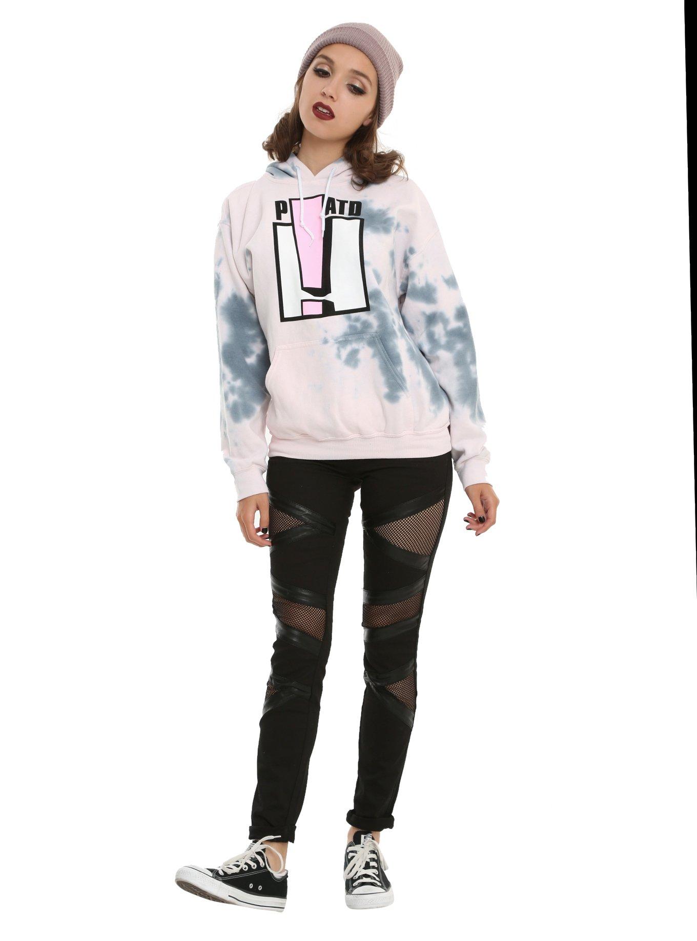 Panic! At The Disco Exclamation Pink Tie-Dye Girls Hoodie, , alternate