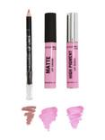 Blackheart Beauty Gloss Matte Lip Kit Pink, , alternate