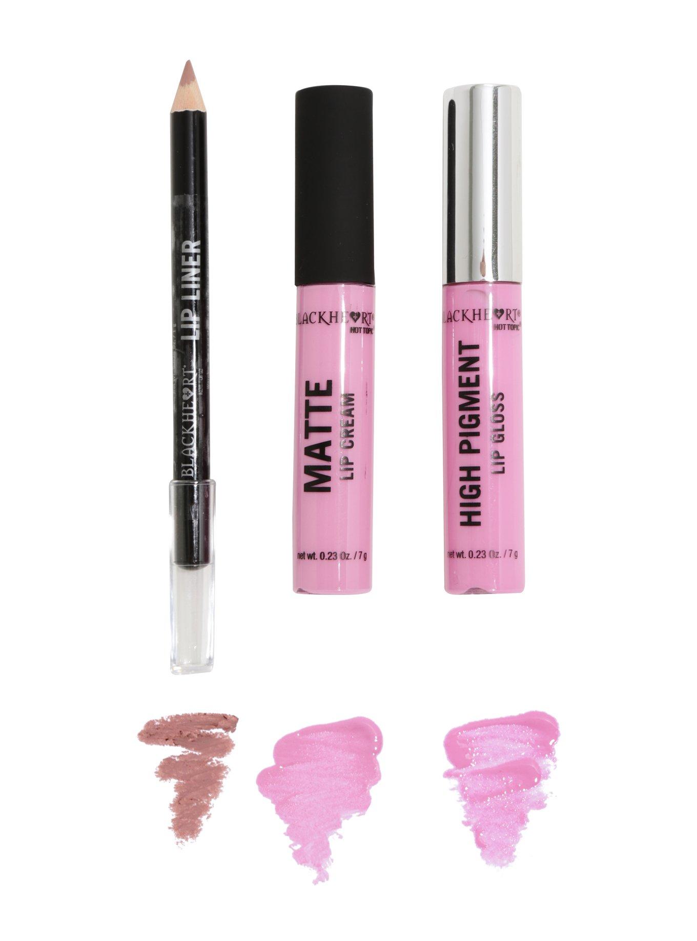 Blackheart Beauty Gloss Matte Lip Kit Pink, , alternate