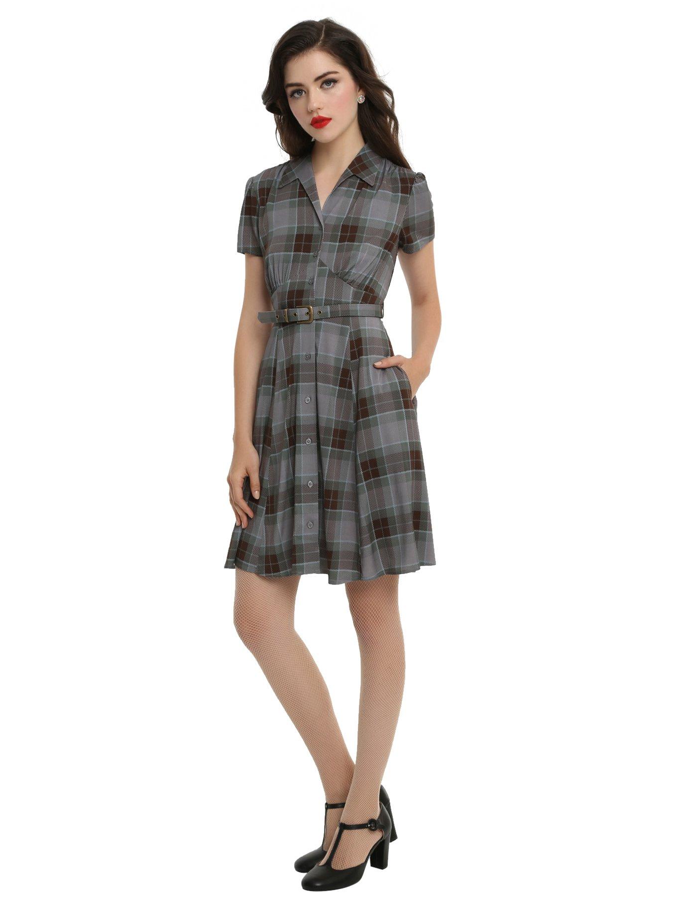 Outlander 1940's Shirt Dress, , alternate