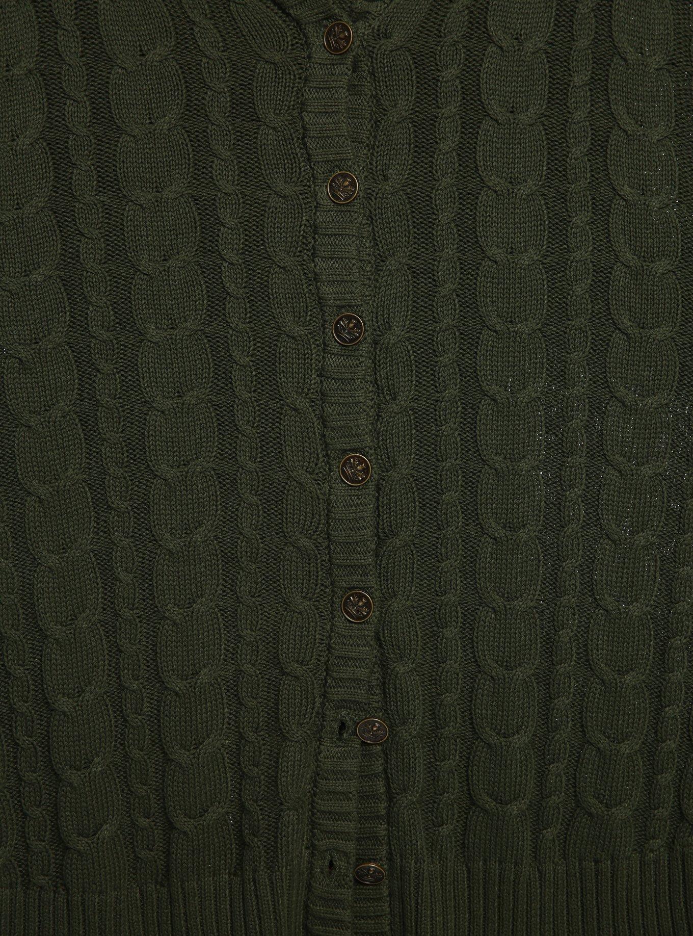 Outlander Cable Knit Cape Plus Size, , alternate