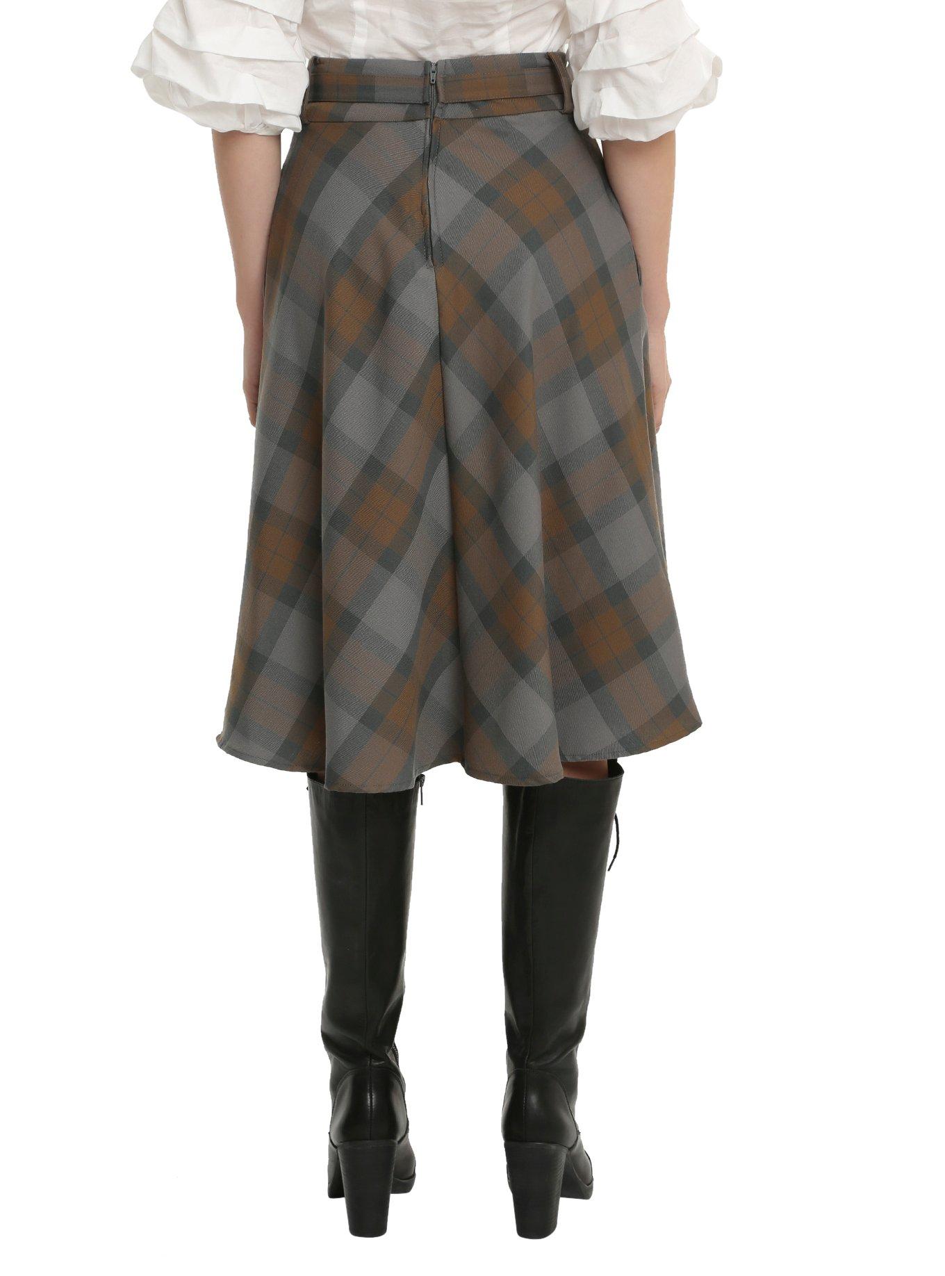 Outlander A-Line Midi Skirt, , alternate