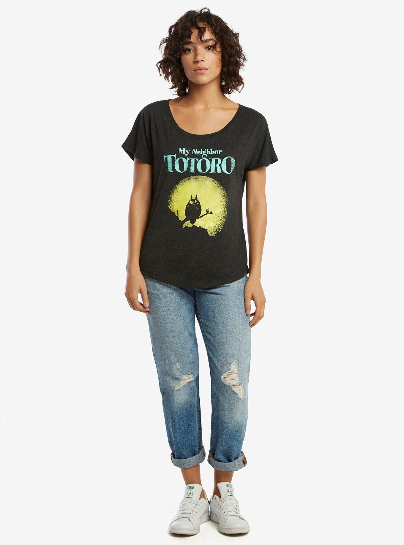 Studio Ghibli My Neighbor Totoro Moon Silhouette T-Shirt, , alternate