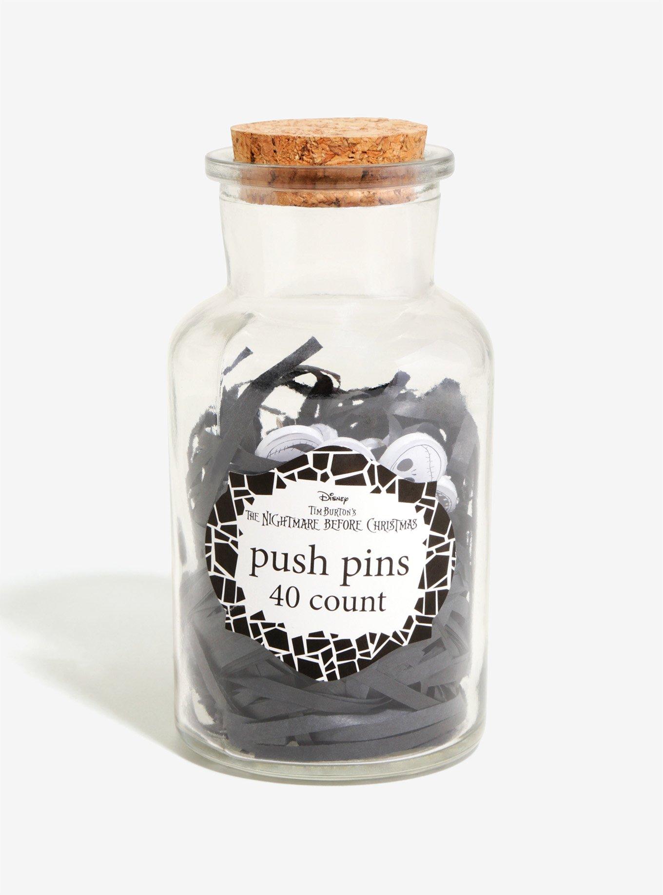 The Nightmare Before Christmas Push Pins Glass Jar, , alternate