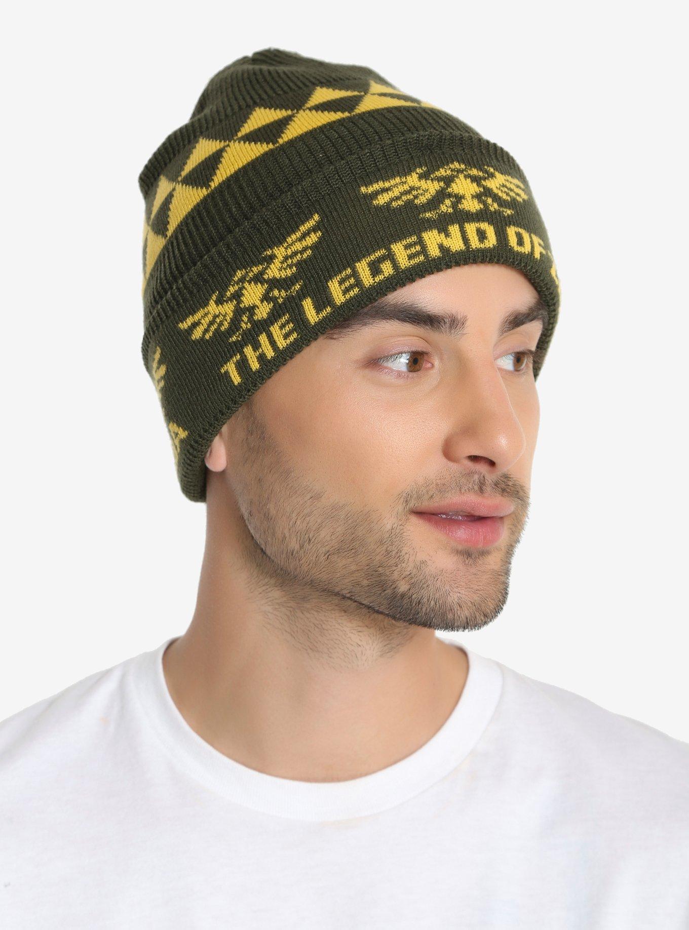 Nintendo The Legend Of Zelda TriForce Watchman Beanie - BoxLunch Exclusive, , alternate