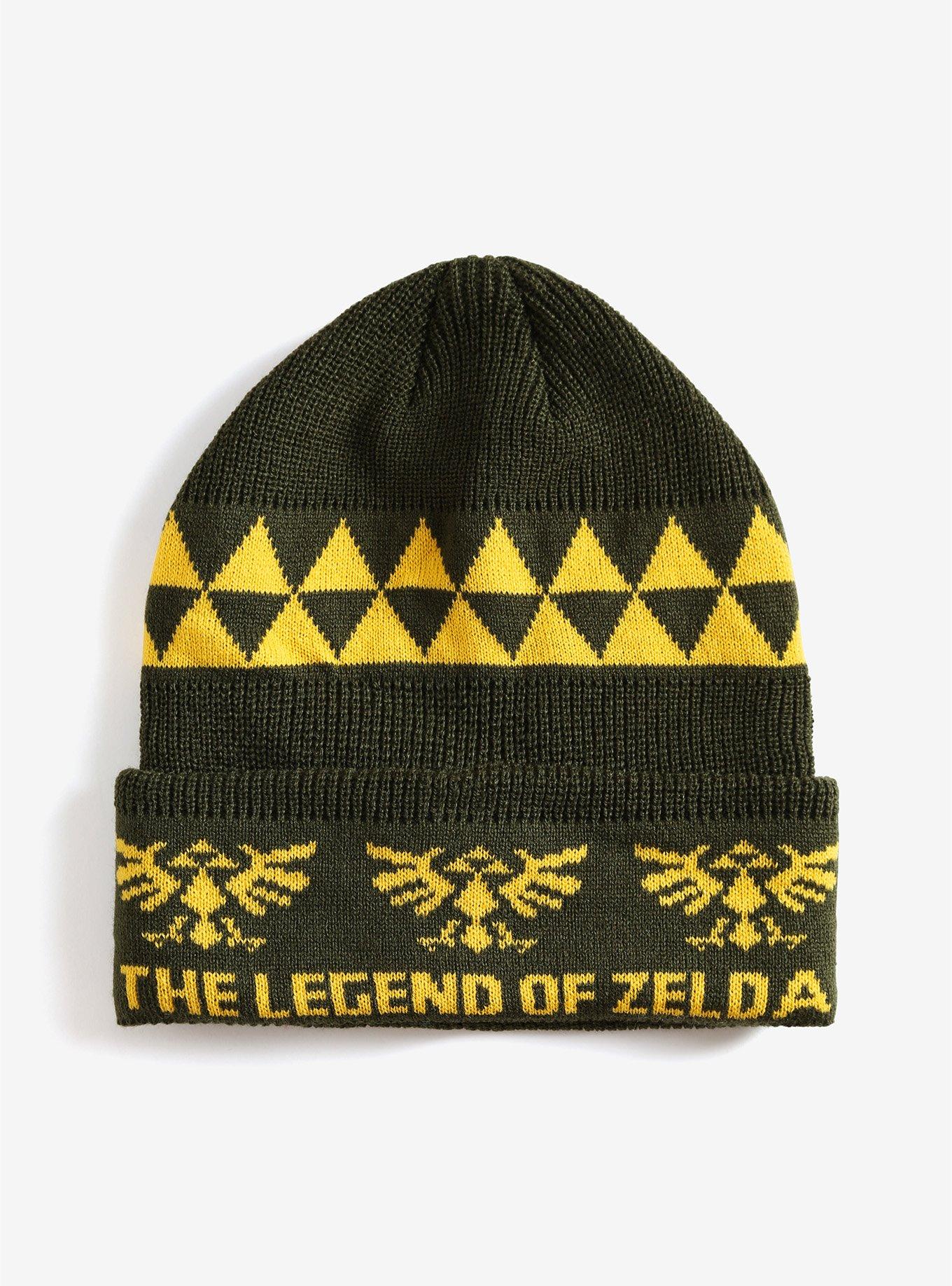 Nintendo The Legend Of Zelda TriForce Watchman Beanie - BoxLunch Exclusive, , alternate