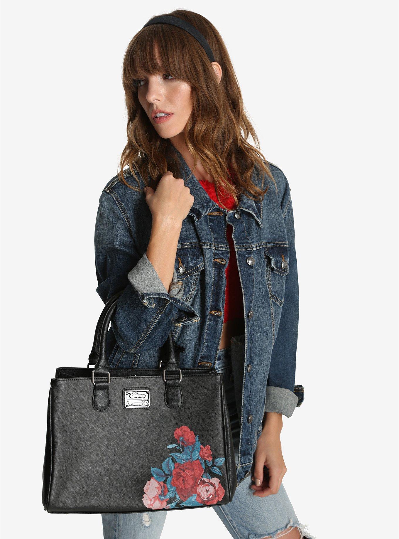 Loungefly Disney Maleficent Roses Tote - BoxLunch Exclusive, , alternate
