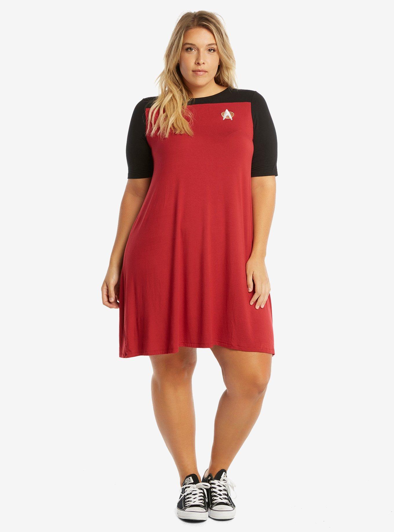 Star Trek Shift Dress Plus Size, , alternate