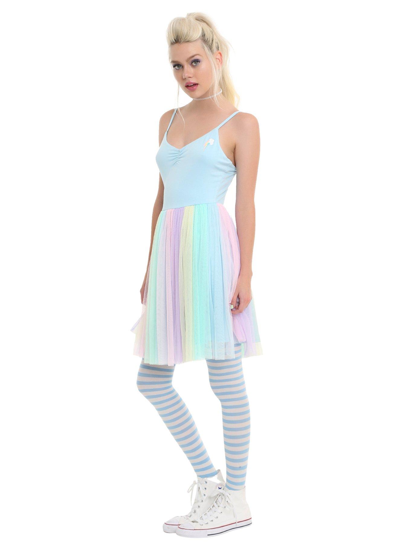 My Little Pony Rainbow Dash Tulle Dress, , alternate