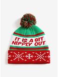 National Lampoon's Christmas Vacation Nipply Pom Beanie - BoxLunch Exclusive, , alternate