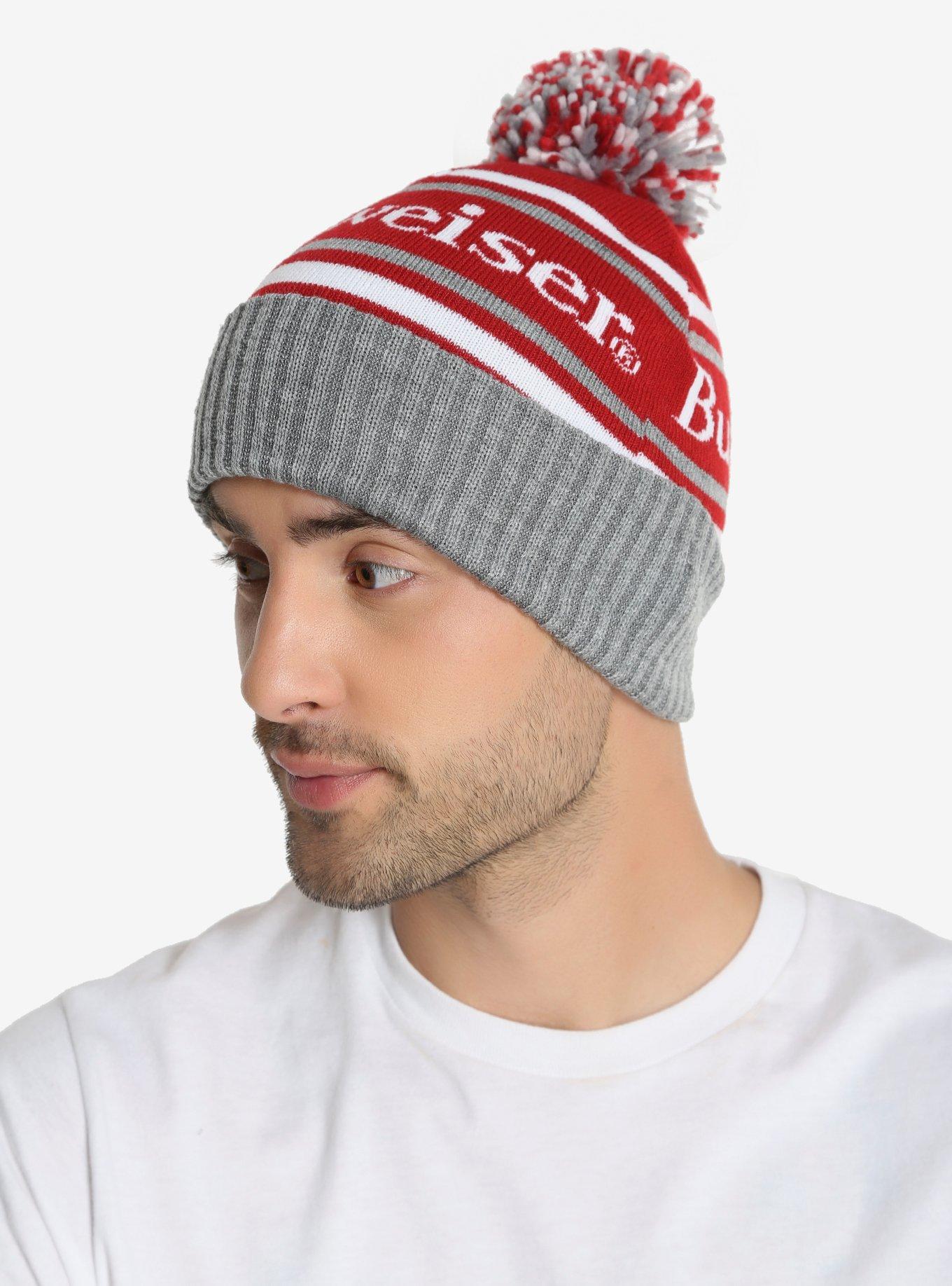 Budweiser Pom Beanie - BoxLunch Exclusive, , alternate