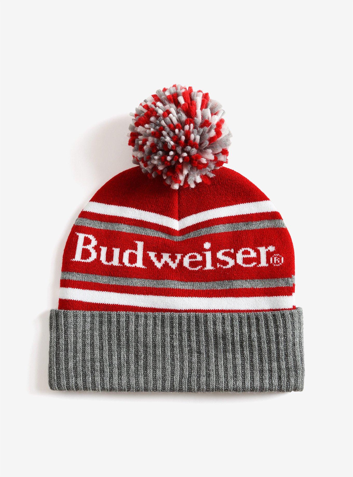 Budweiser Pom Beanie - BoxLunch Exclusive, , alternate