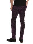 XXX RUDE 32 Inch Inseam Purple & Black Tie-Dye Super Skinny Jeans, , alternate