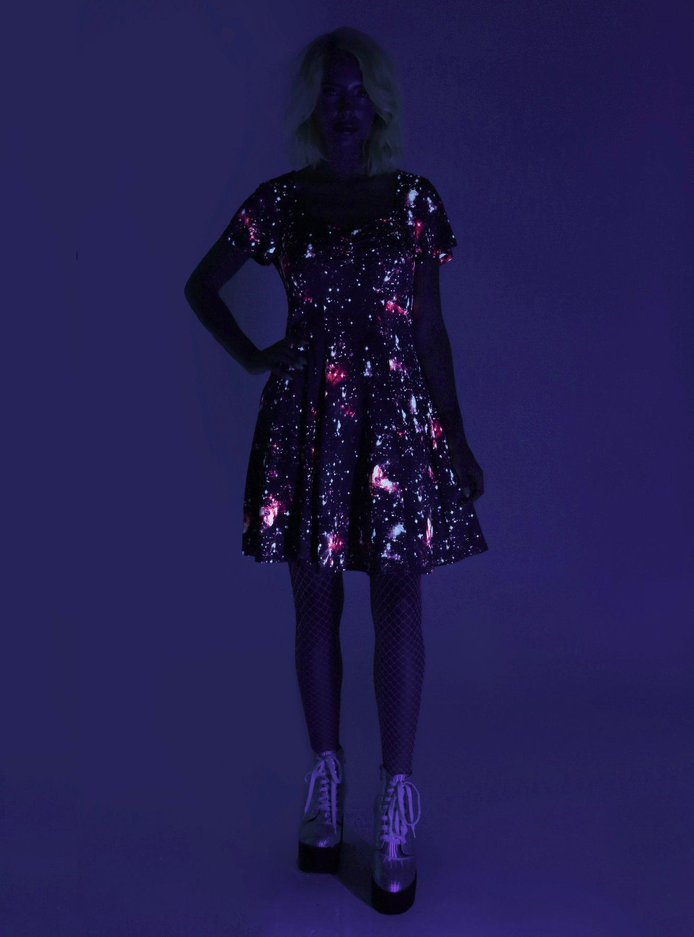 Dark Galaxy Glow-In-The-Dark Dress, , alternate