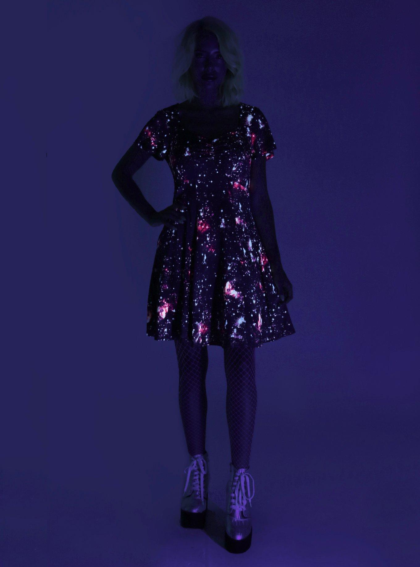Dark Galaxy Glow-In-The-Dark Dress, , alternate