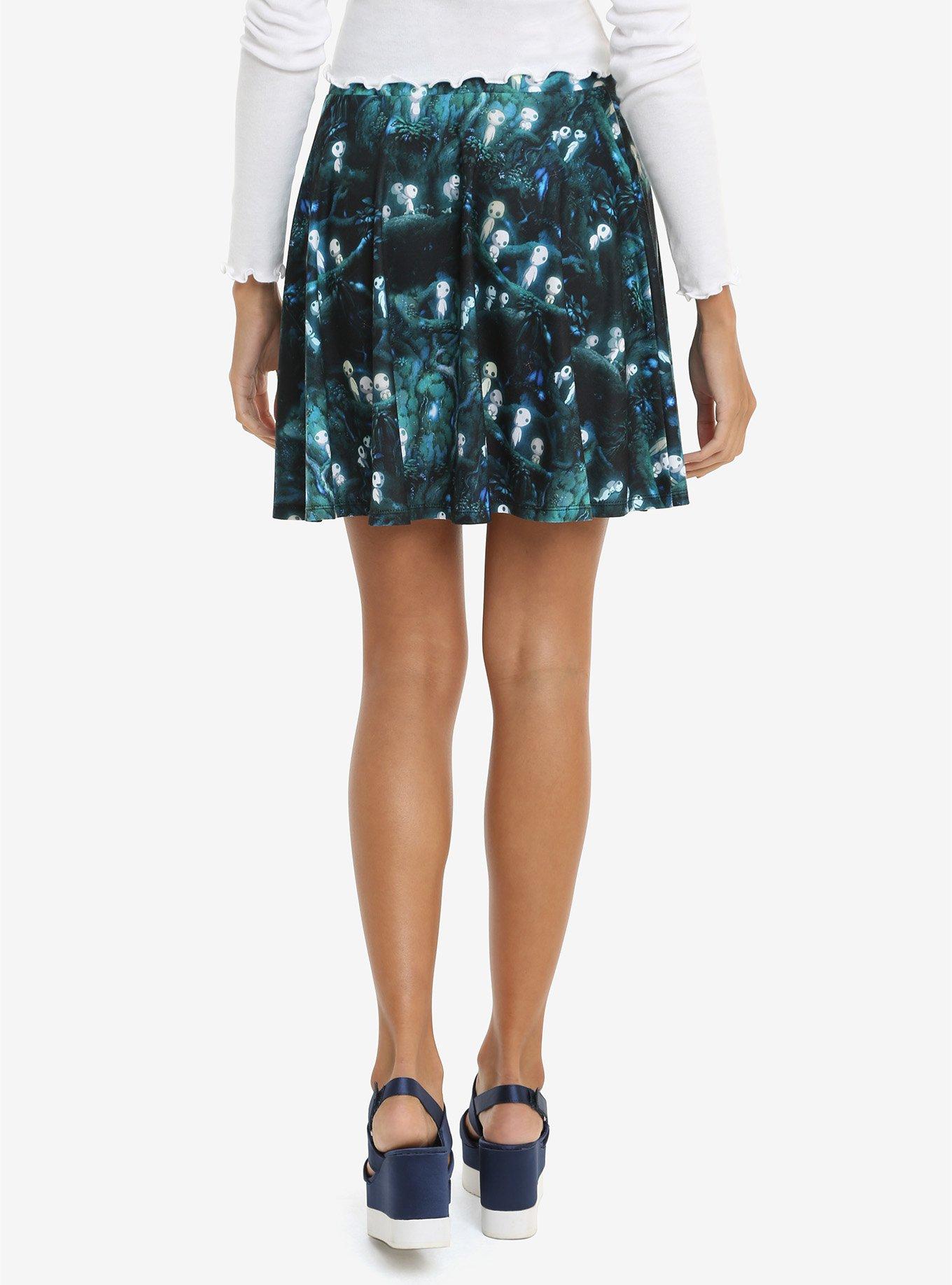 Studio Ghibli Princess Mononoke Kodama Skater Skirt, , alternate