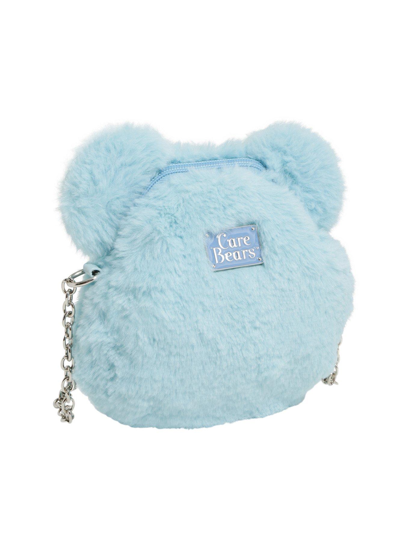 Loungefly Care Bears Grumpy Bear Face Crossbody Bag, , alternate