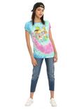 Nickelodeon Character Collage Tie Dye Girls T-Shirt, , alternate