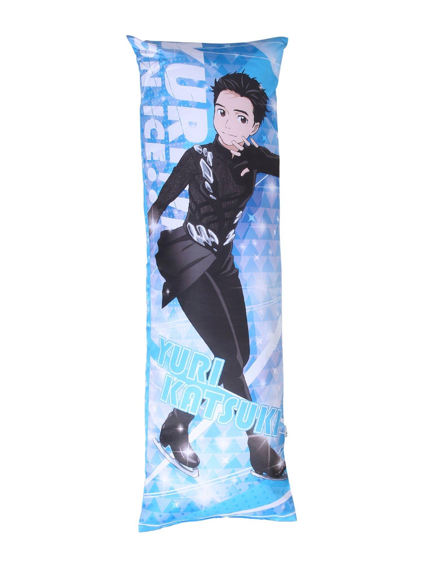 Yuri!!! On Ice Yuri Katsuki Blue Body Pillow, , alternate