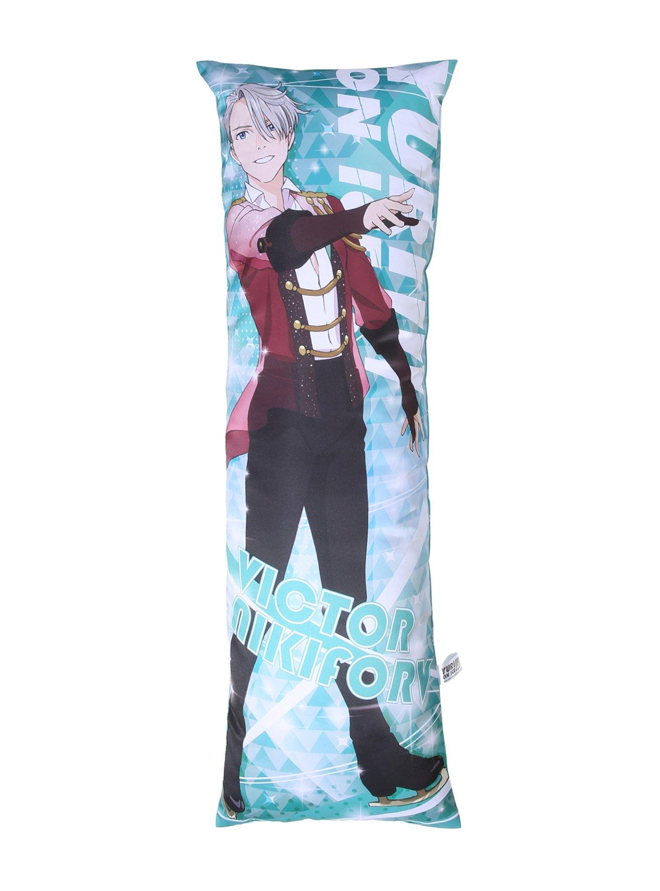 Yuri!!! On Ice Victor Nikiforov Blue Green Body Pillow, , alternate