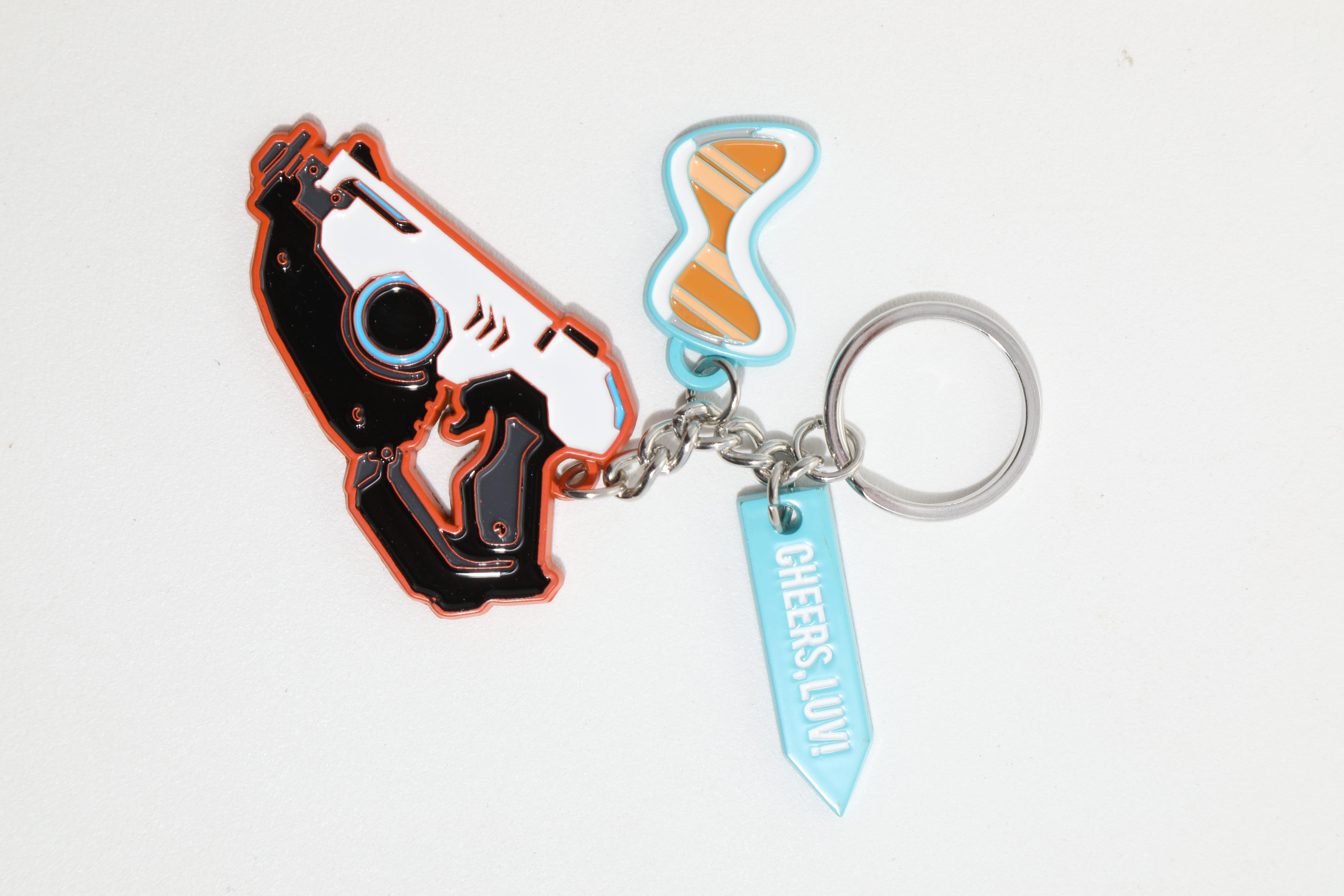 Overwatch Tracer Gun Key Chain, , alternate
