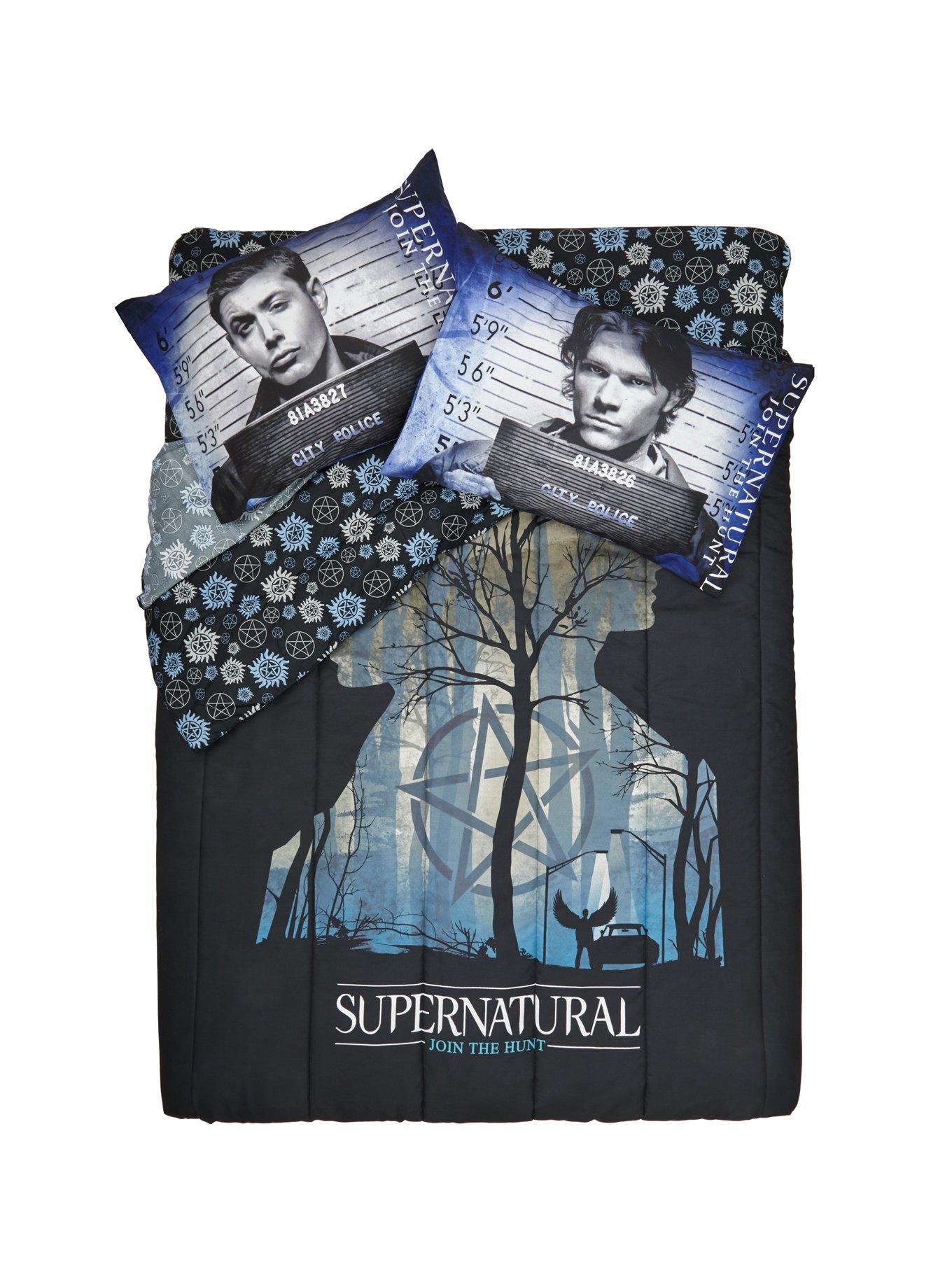 Supernatural Mugshots Pillowcase Set, , alternate