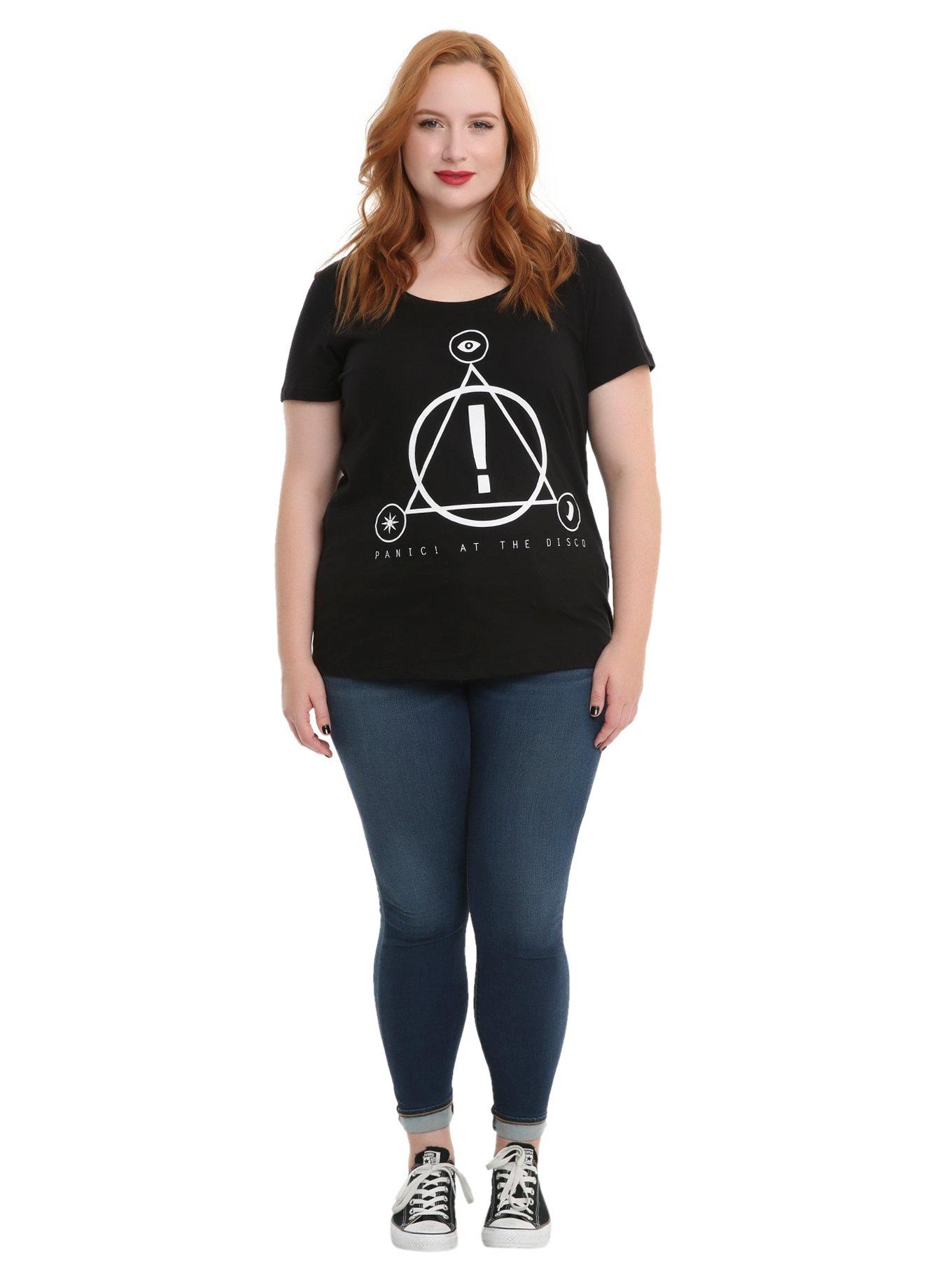 Panic! At The Disco Symbols Logo Girls T-Shirt Plus Size, , alternate