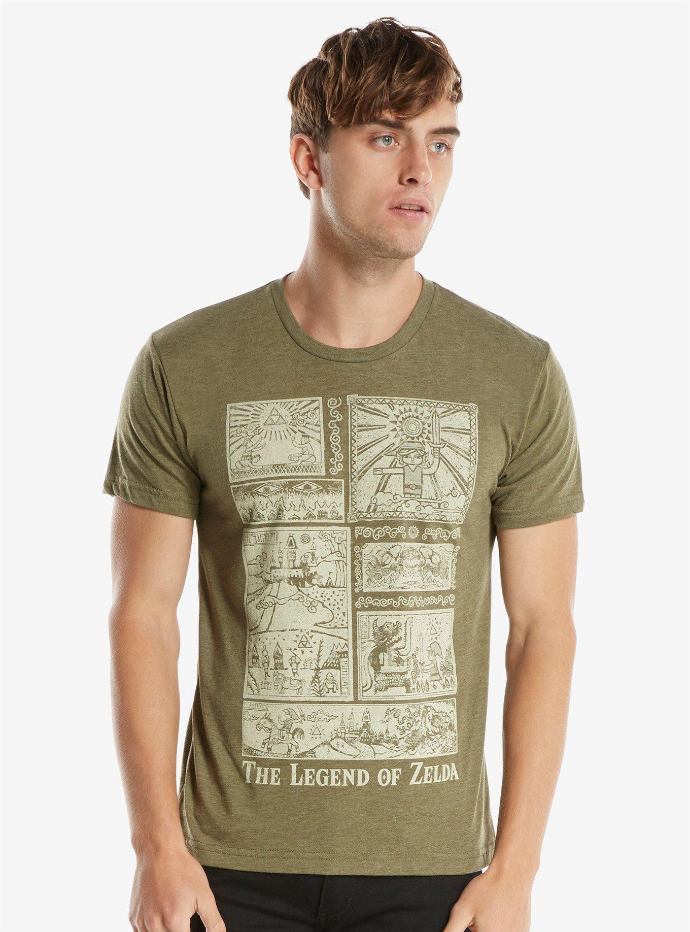 Nintendo The Legend Of Zelda Drawing T-Shirt, , alternate