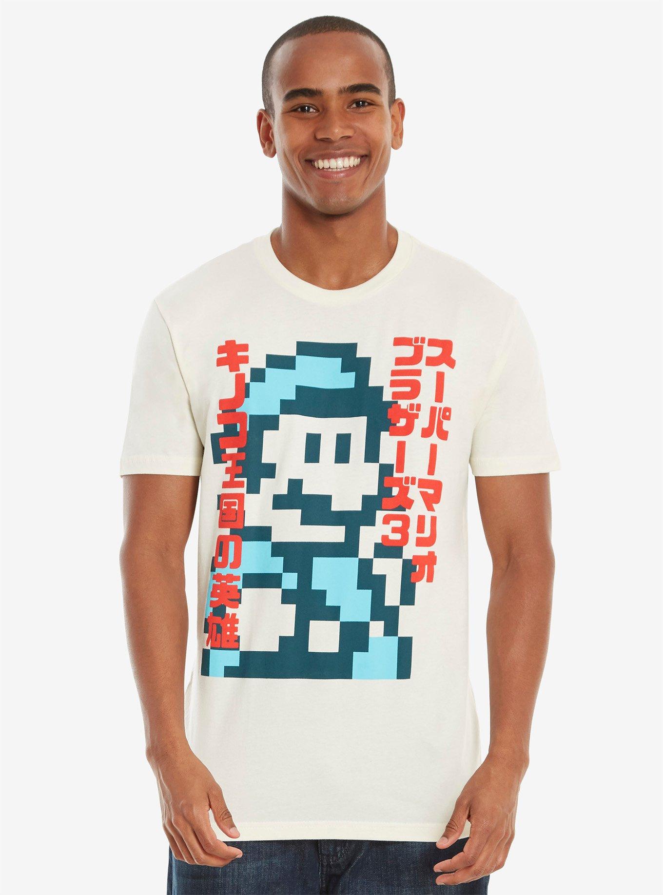 Nintendo Super Mario Bros. 8-Bit Kanji T-Shirt, , alternate - view 2