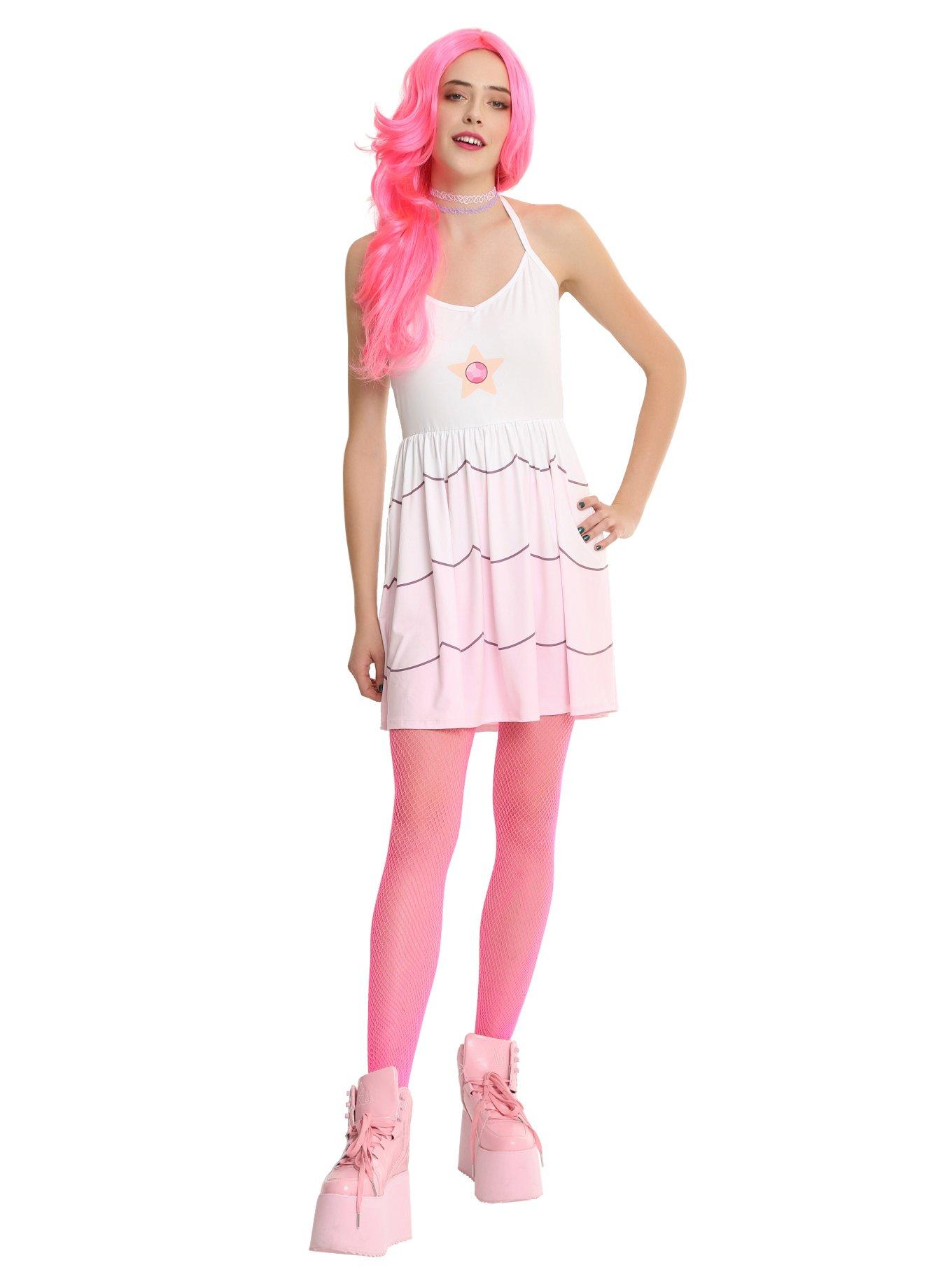 Steven Universe I Am Rose Quartz Dress, , alternate