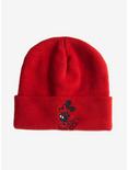 Disney Mickey Mouse Red Watchman Beanie - BoxLunch Exclusive, , alternate