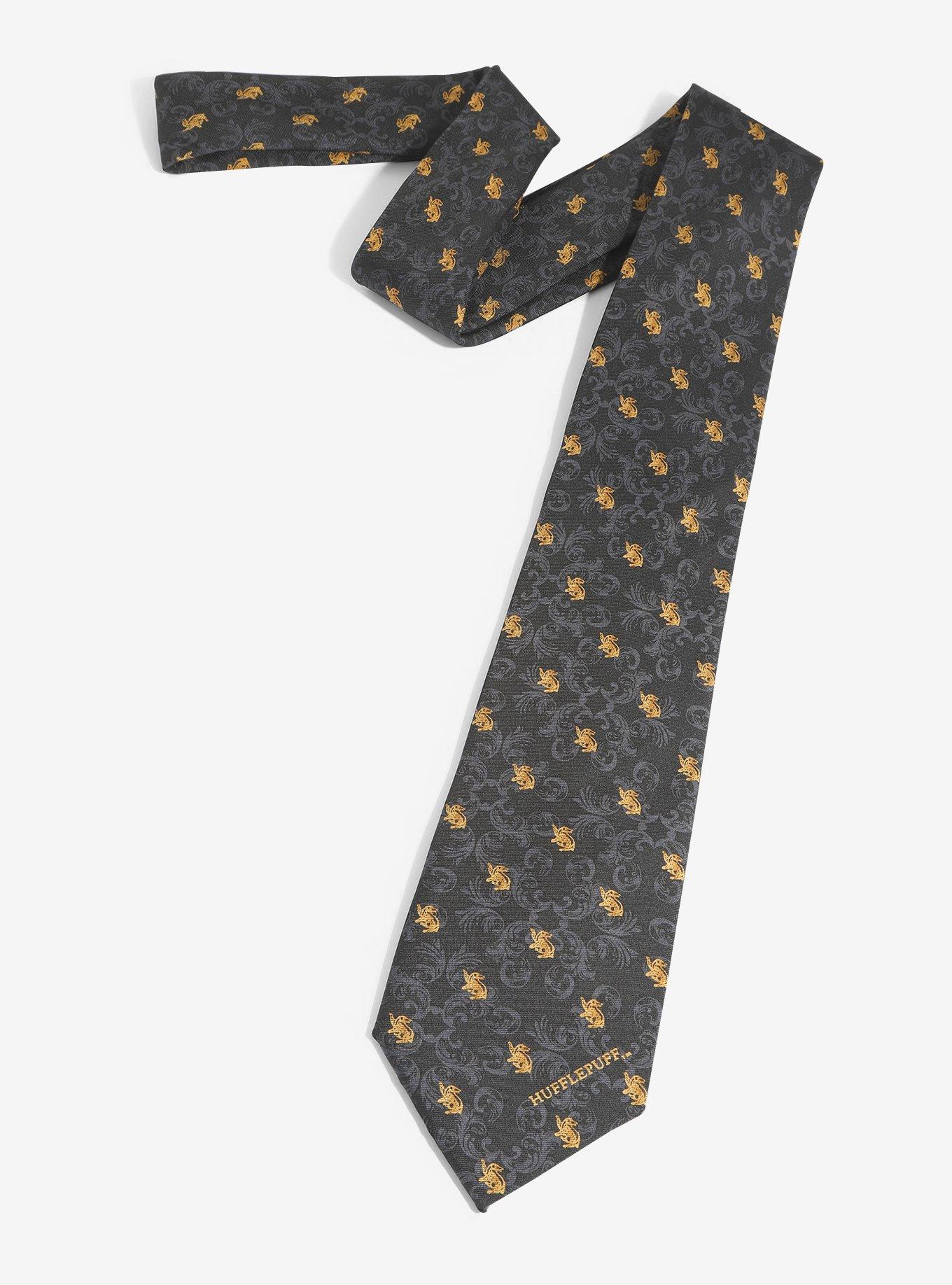Harry Potter Hufflepuff Badger Tie - BoxLunch Exclusive, , alternate