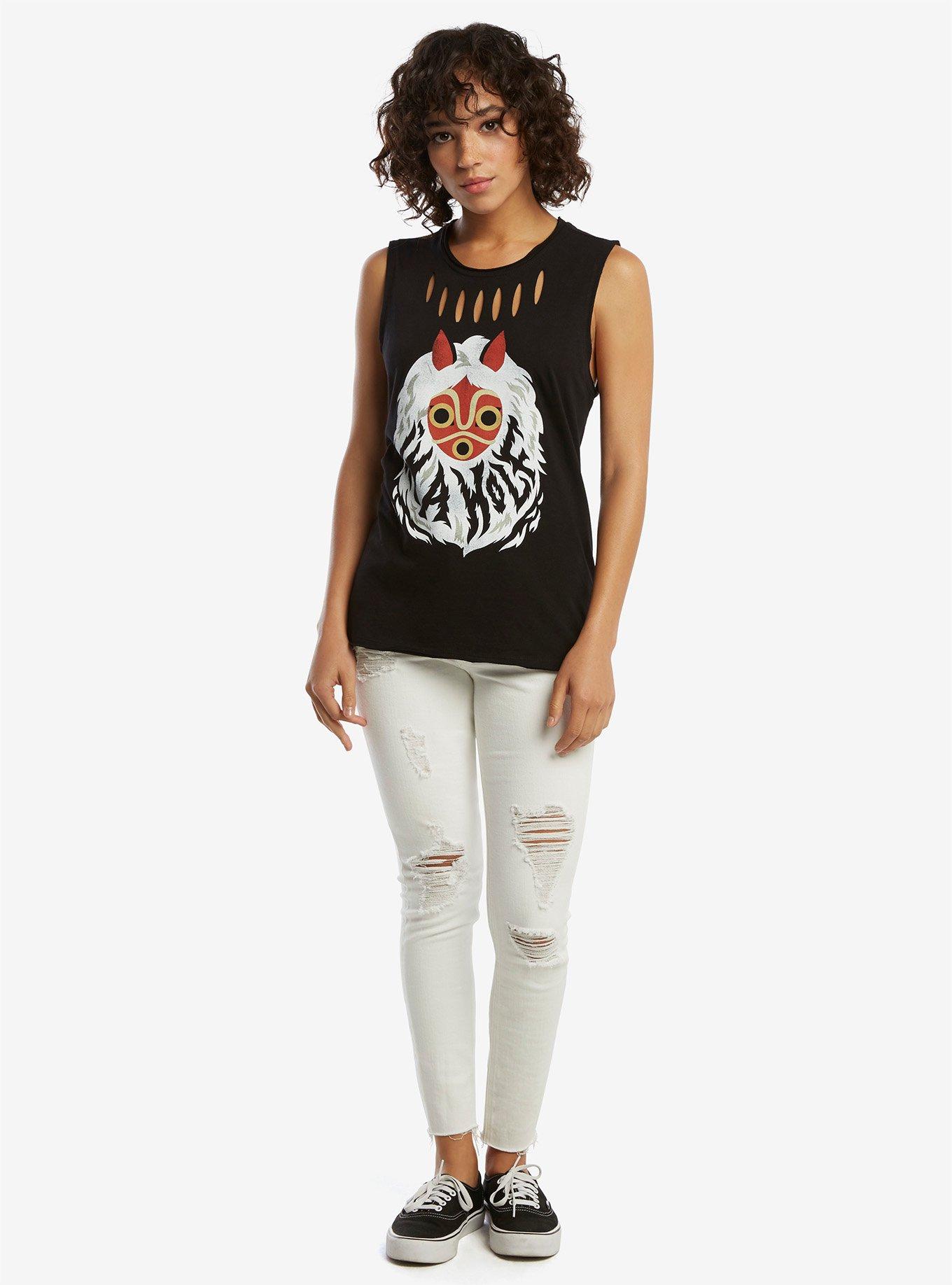Studio Ghibli Princess Mononoke Minimal Tank Top, , alternate