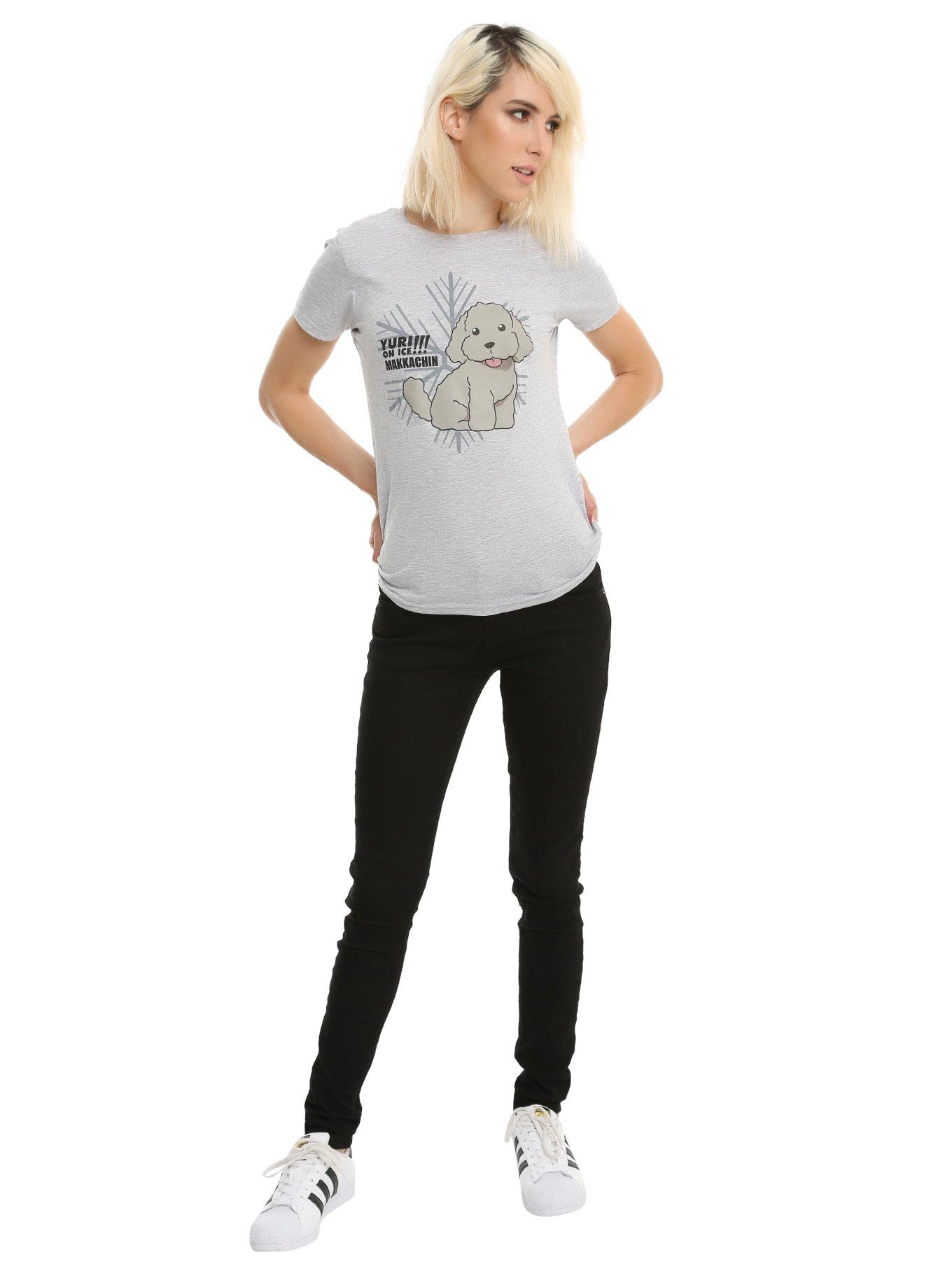Yuri!!! On Ice Makkachin Snowflake Girls T-Shirt, , alternate
