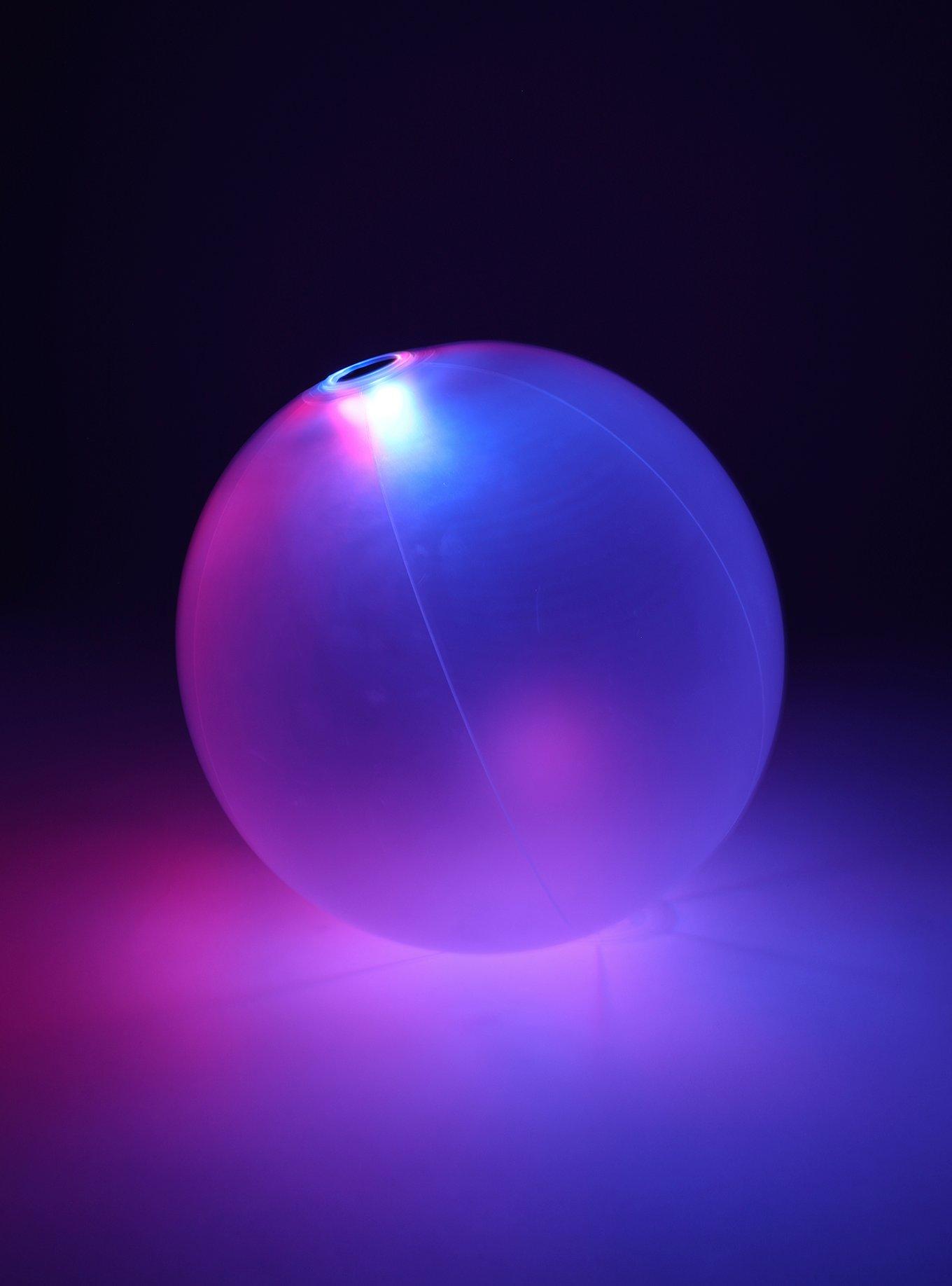 LED Color-Changing Beach Ball, , alternate
