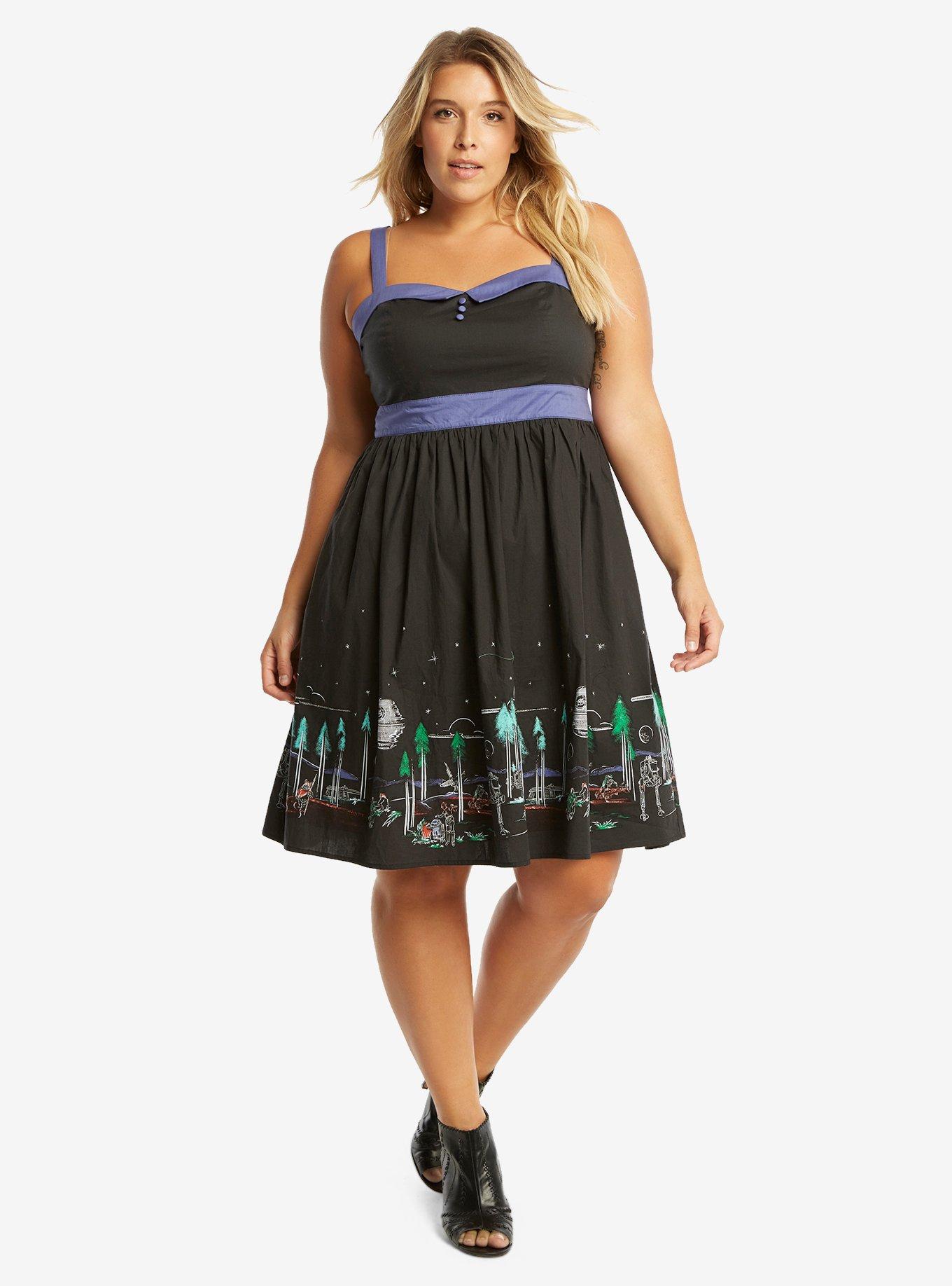 Star Wars Endor Landscape Dress Plus Size, , alternate