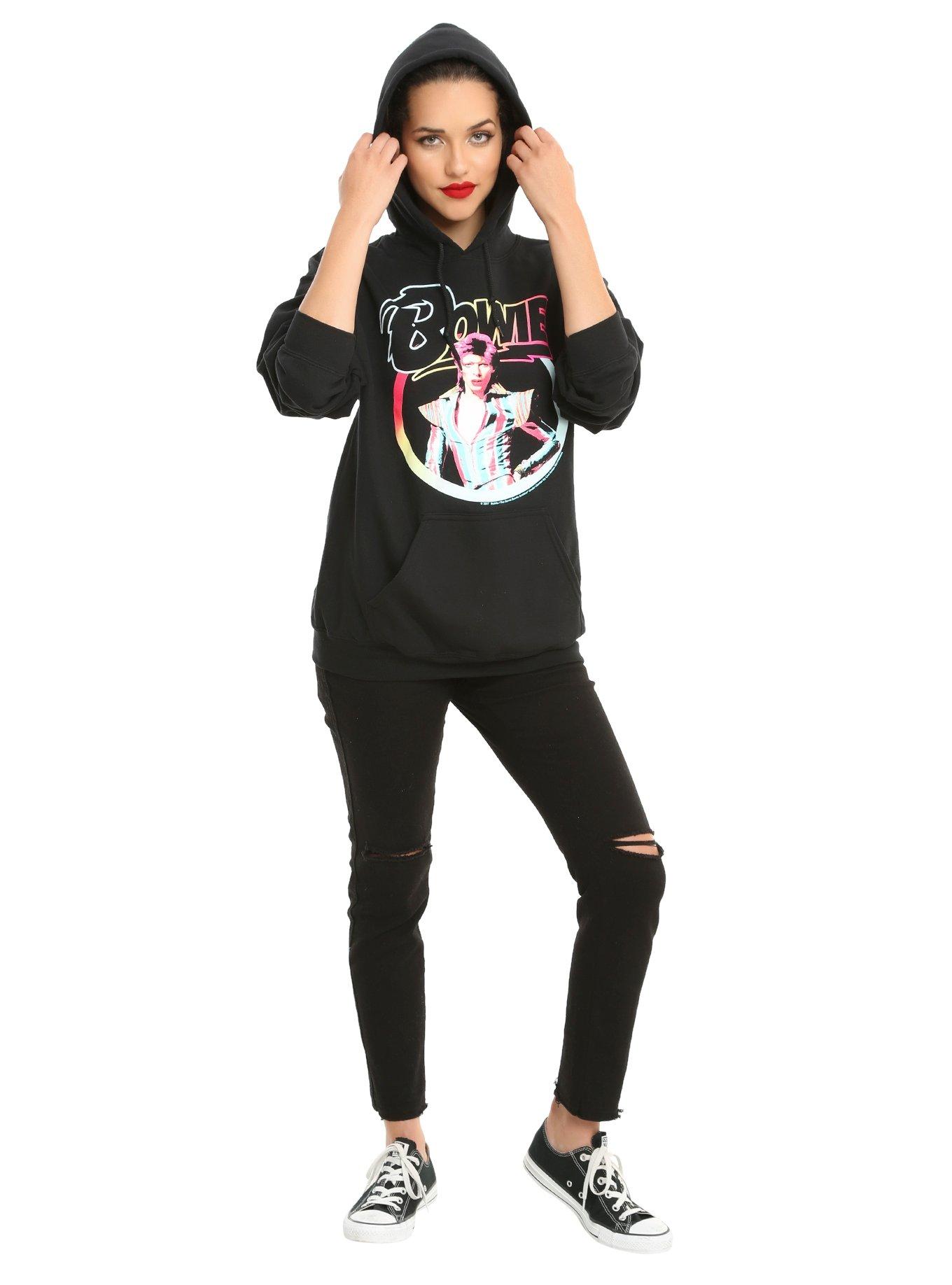 David Bowie Ziggy Stardust Girls Hoodie, , alternate