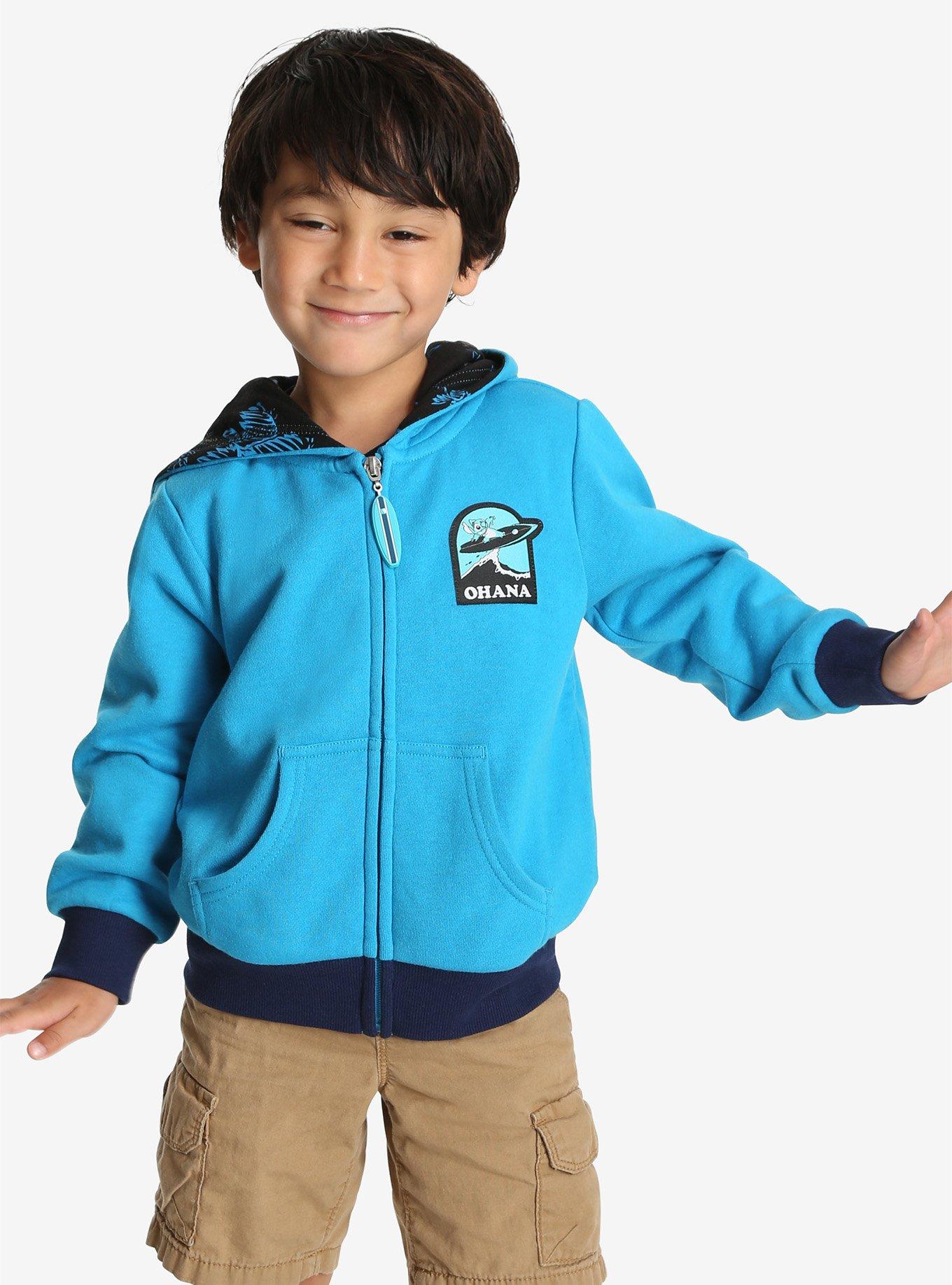Disney Lilo & Stitch Ohana Surf Toddler Hoodie, , alternate
