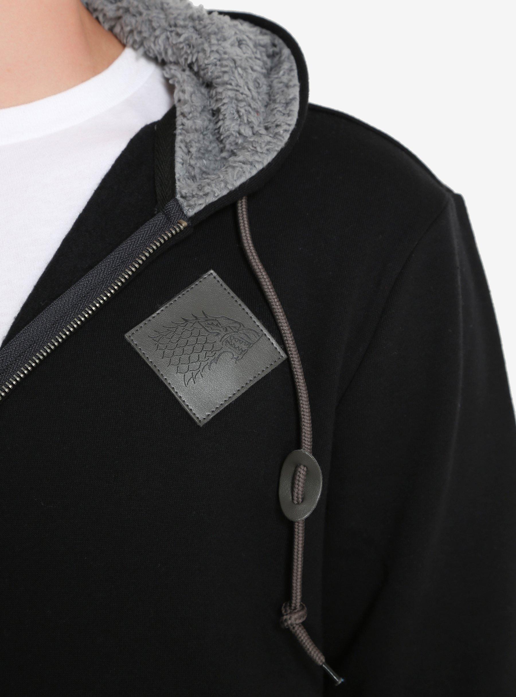 Game Of Thrones Stark Patch Hoodie, , alternate