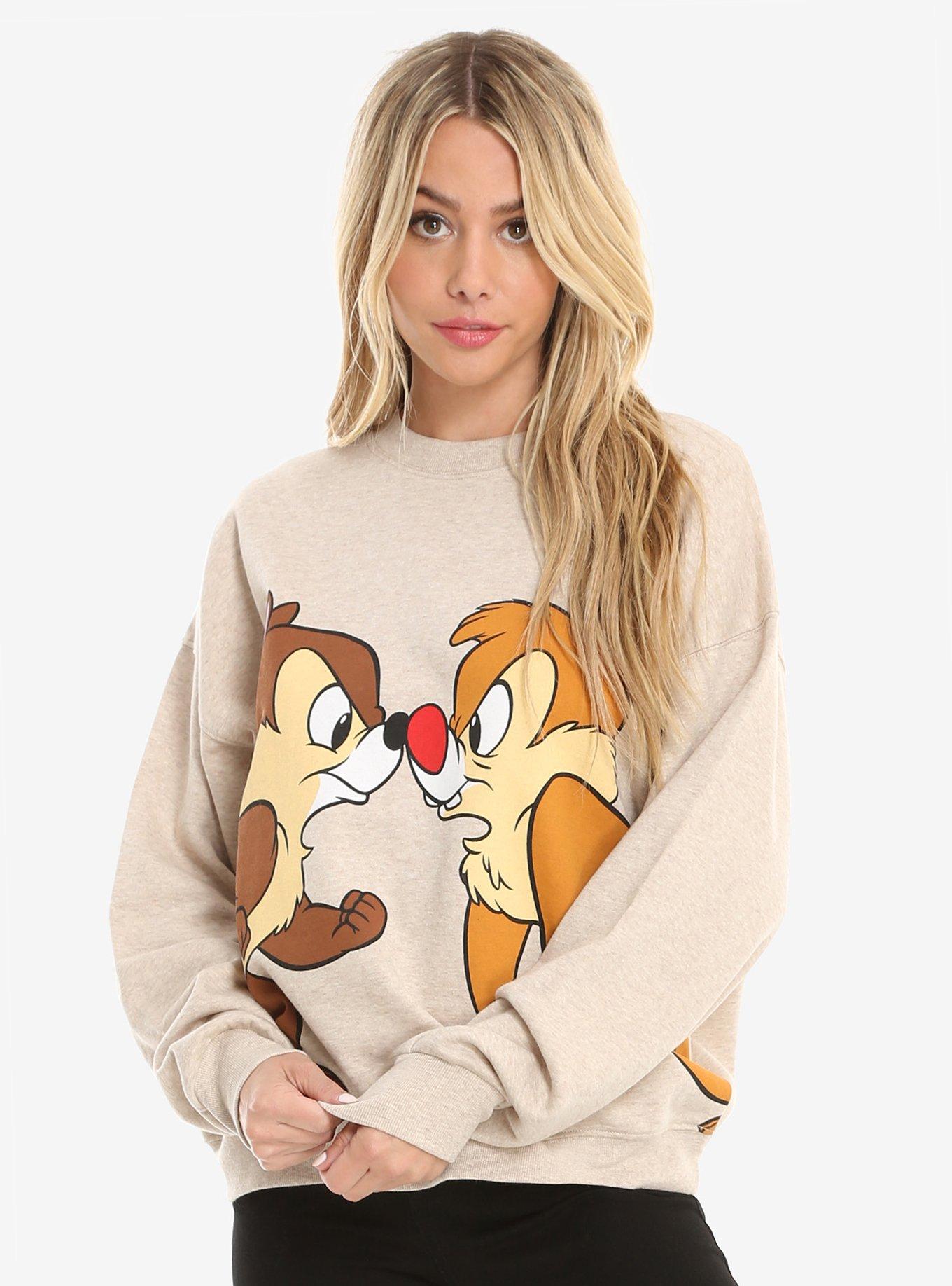 Disney Chip And Dale Womens Sweatshirt - BoxLunch Exclusive, , alternate